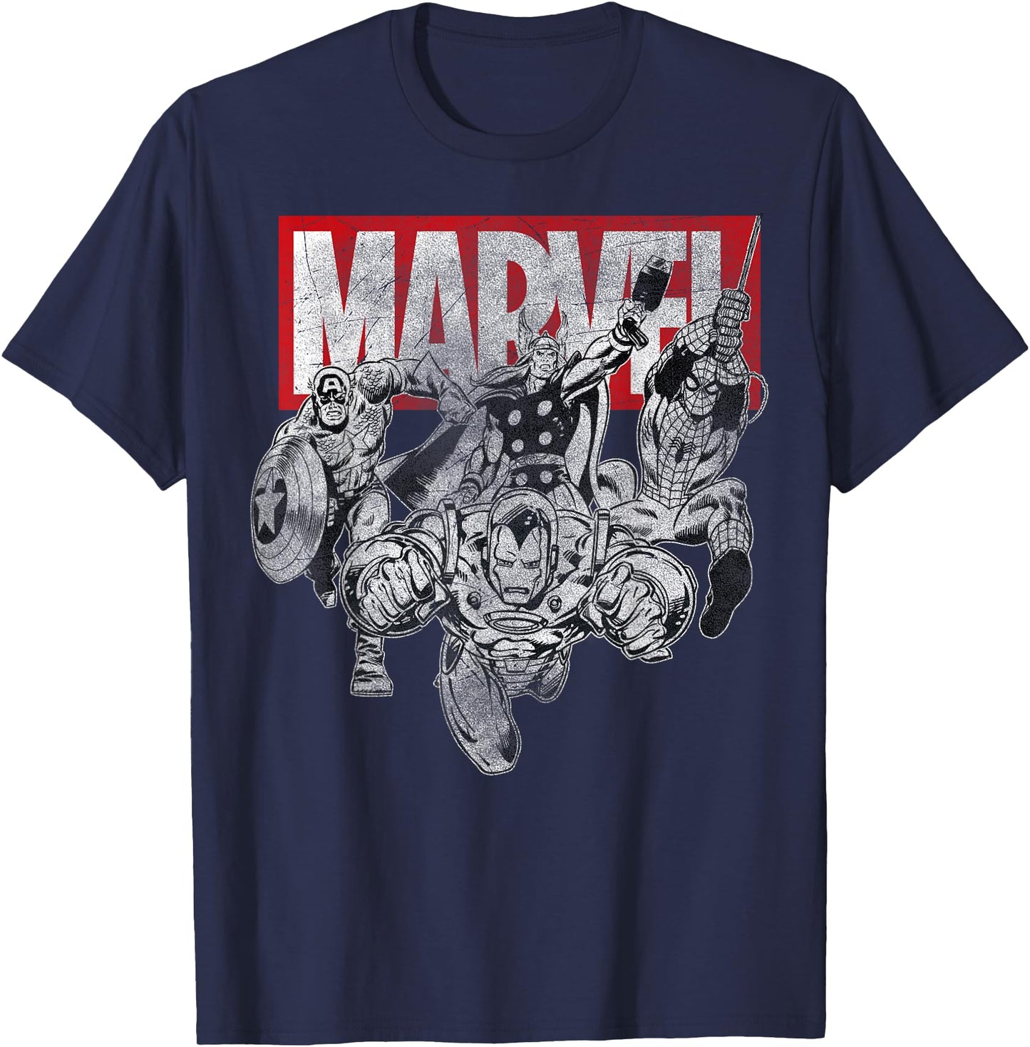 Marvel Iron Man Vintage Comic Graphic T-Shirt