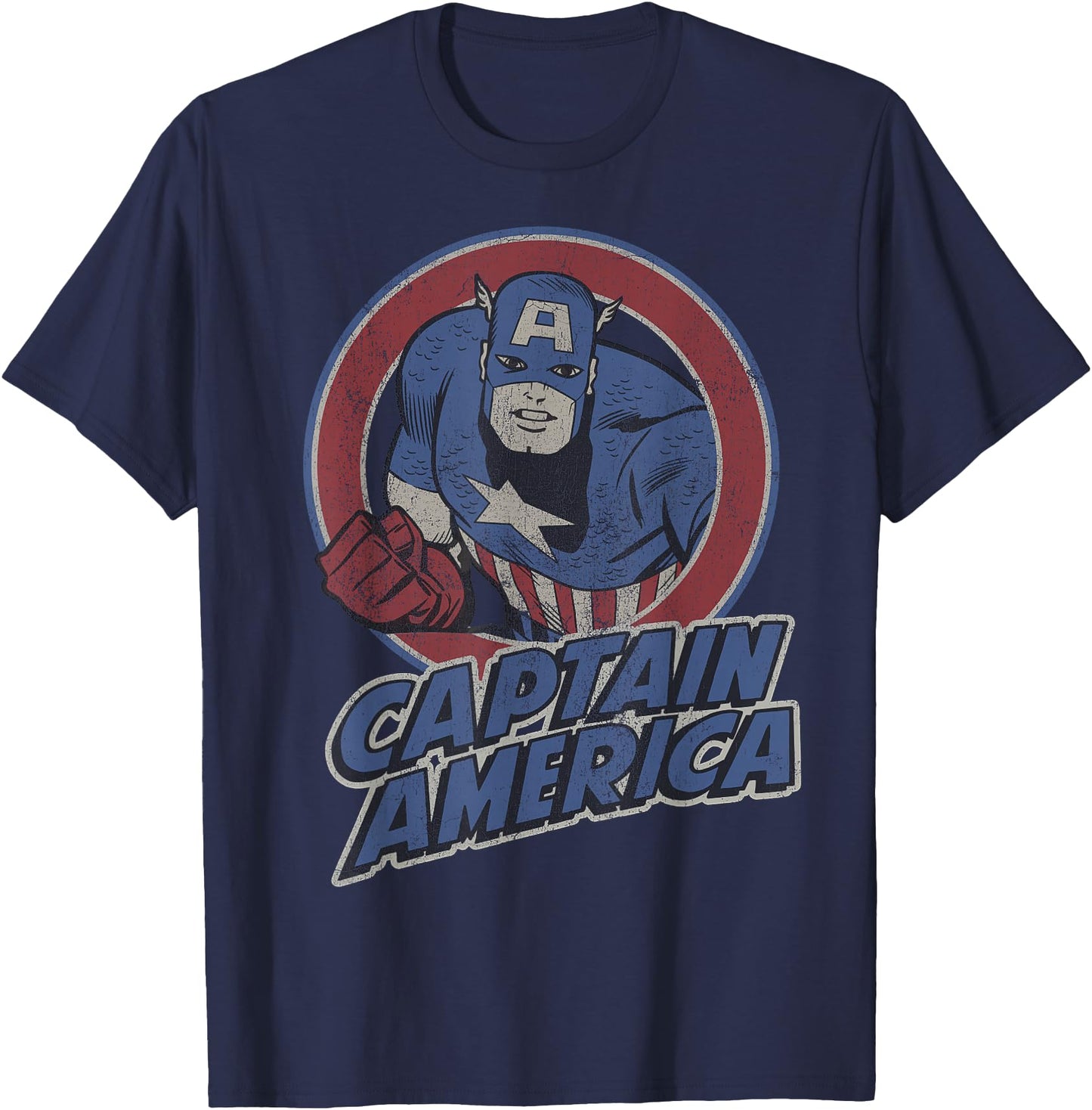 Marvel Captain America Retro Style Portrait