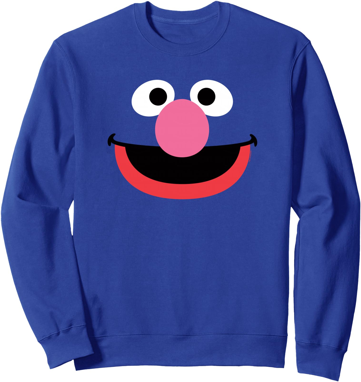 Sesame Street Grover Face Halloween Costume Sweatshirt