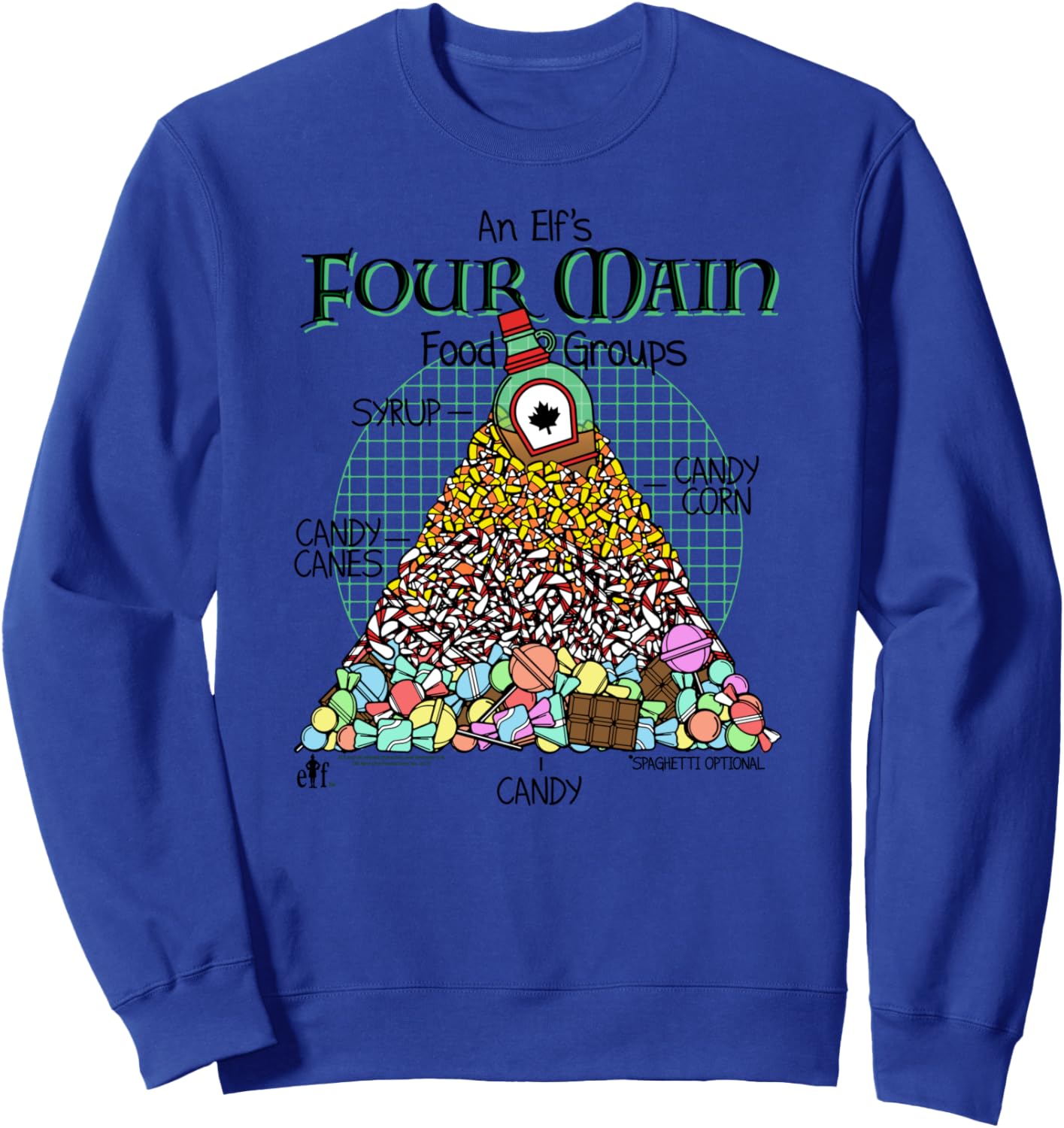 Elf Movie Food Pyramid Sweatshirt