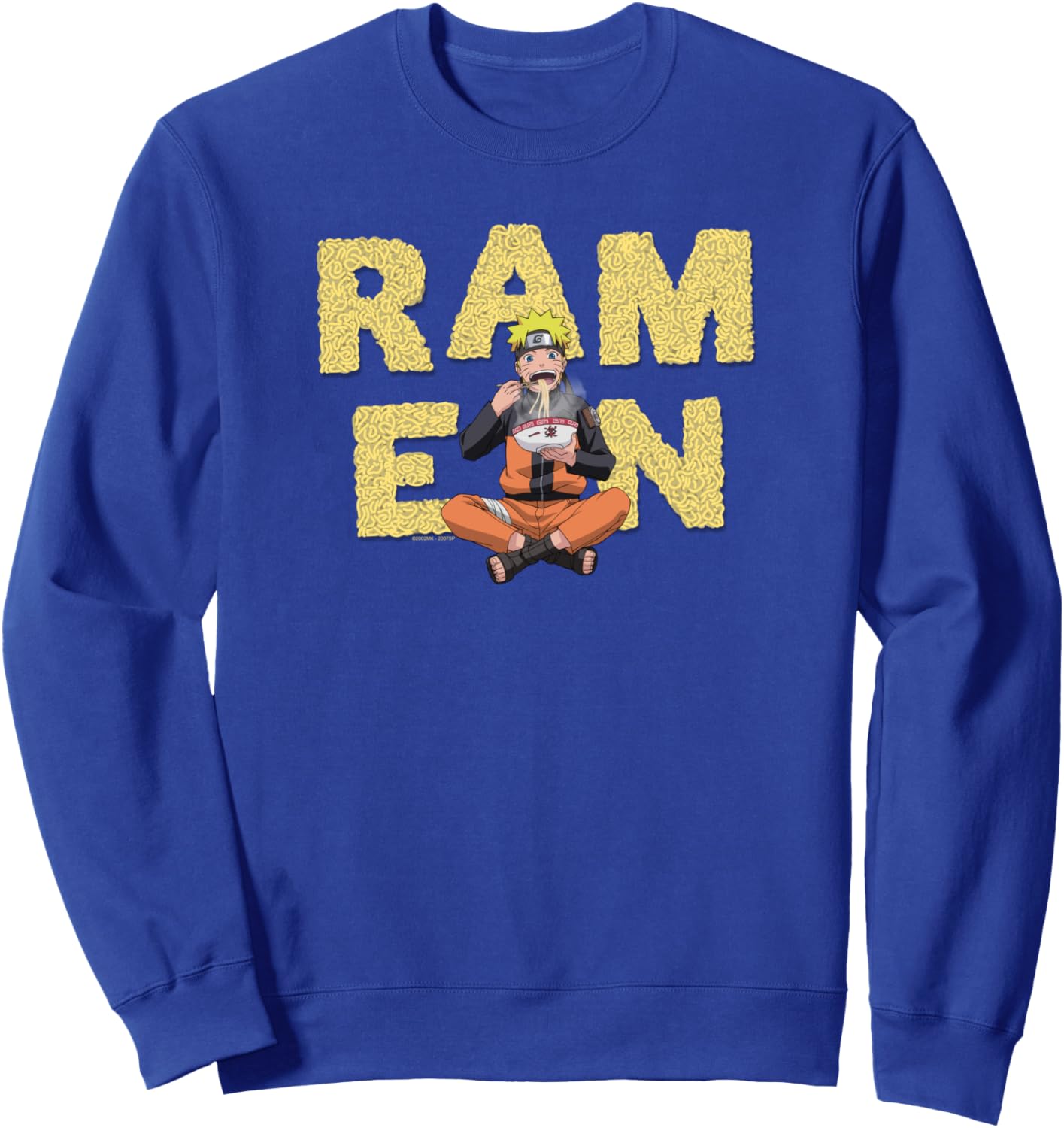 Naruto Shippuden Ramen Noodle Letters Anime Sweatshirt