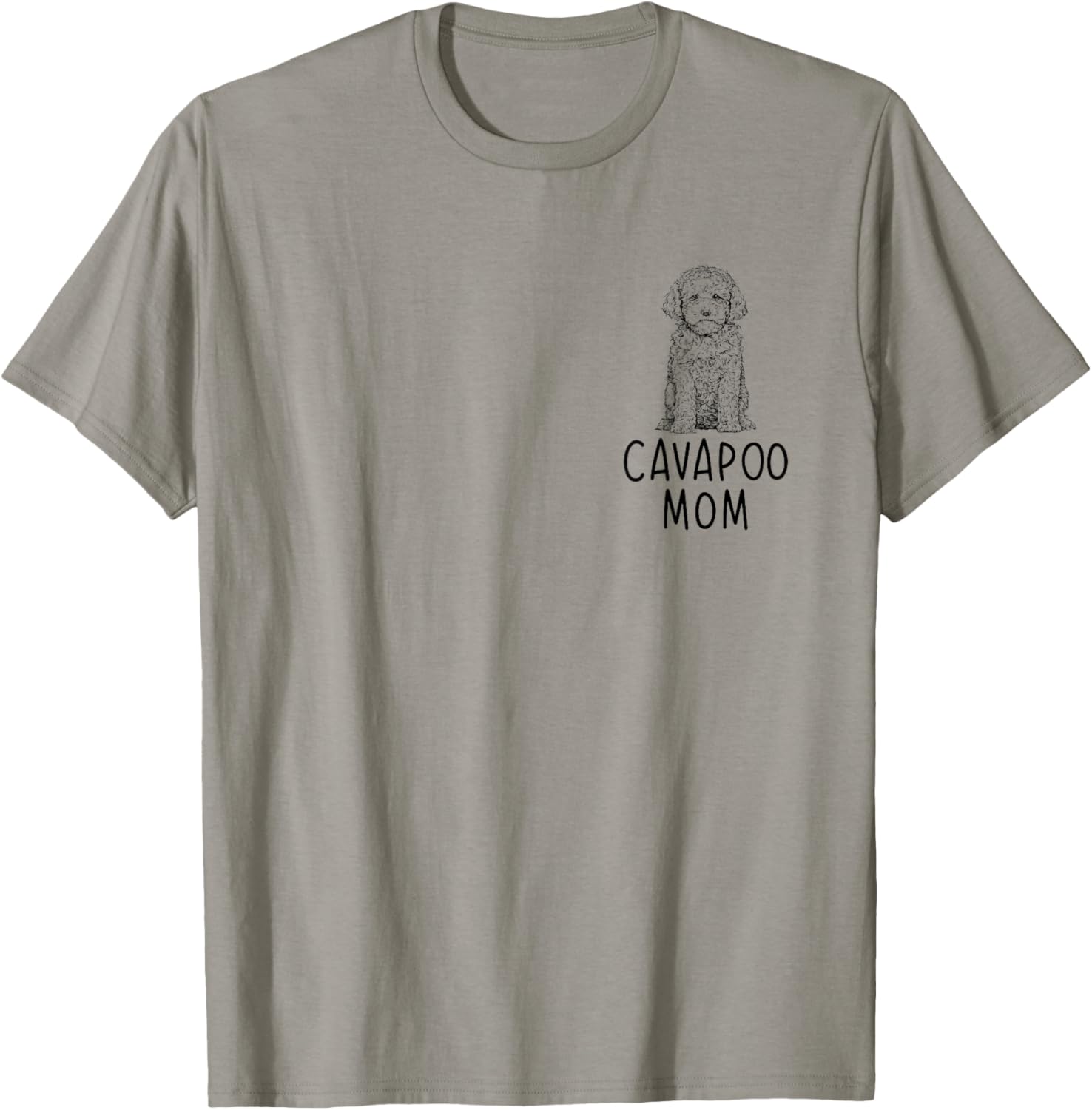 Cavapoo Mom Pocket Cavadoodle Doodle Dog Mama T-Shirt