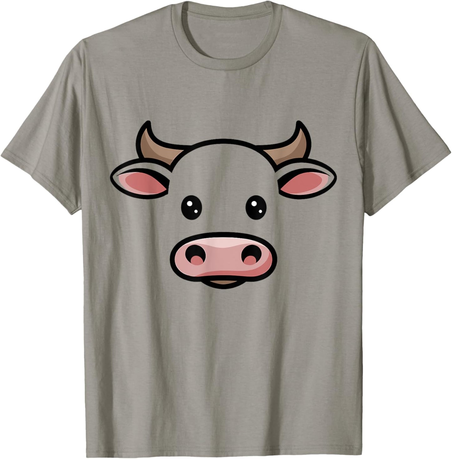 Halloween Cow Bull Face Tshirt Costume Kids Cute Themed