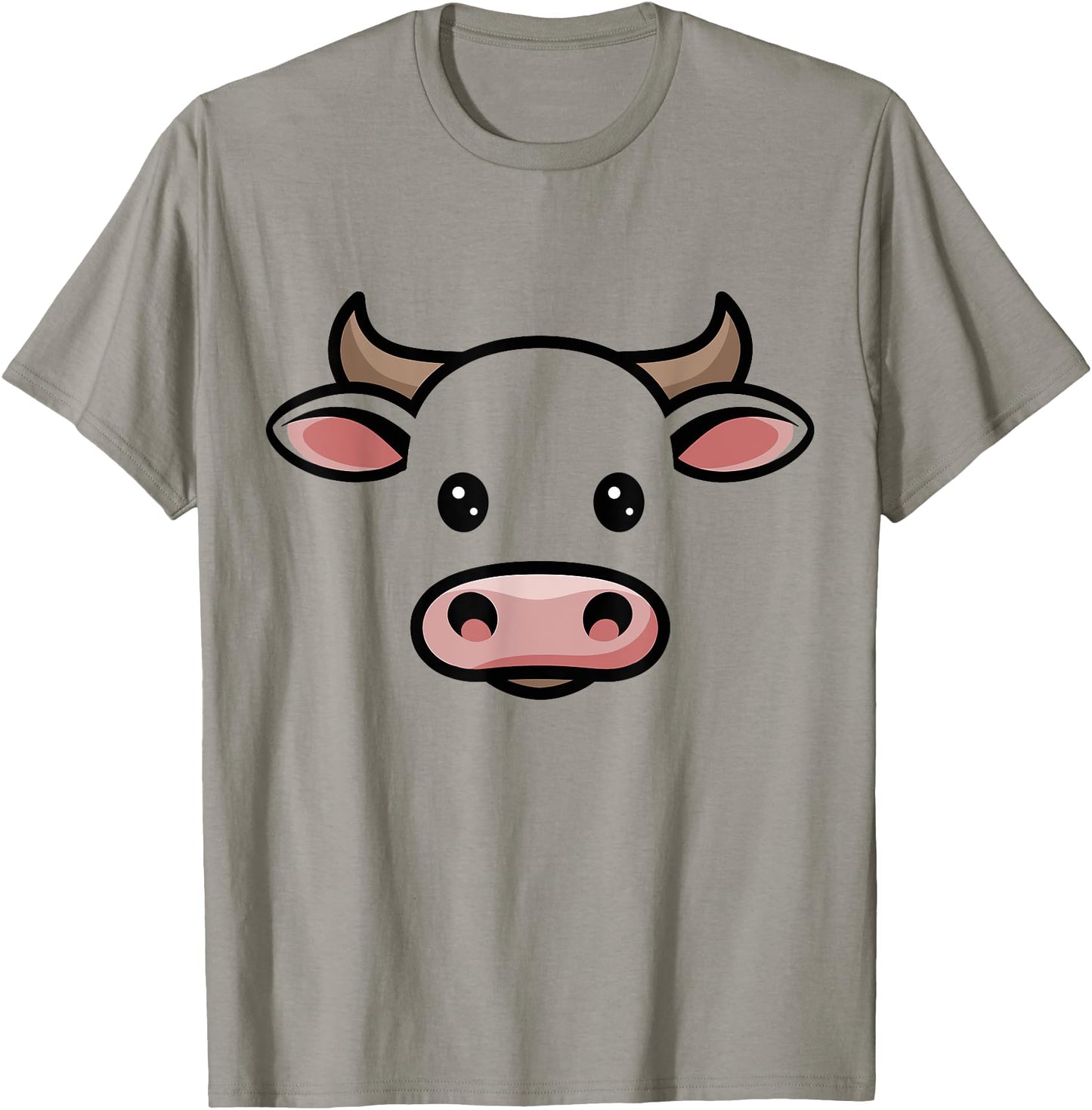 Halloween Cow Bull Face Tshirt Costume Cute Themed