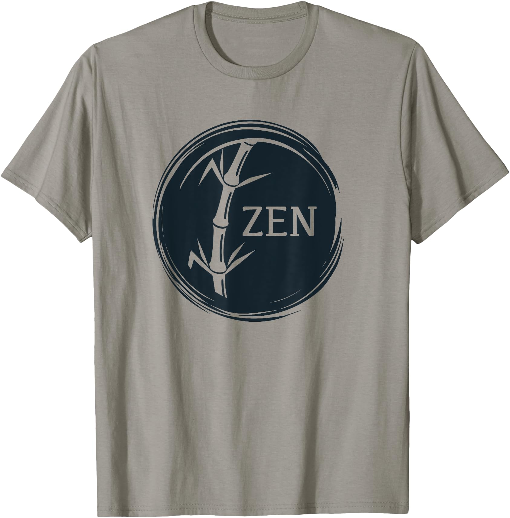 Zen T-shirt - Japanese Bamboo Zen Circle Painting Enso Shirt