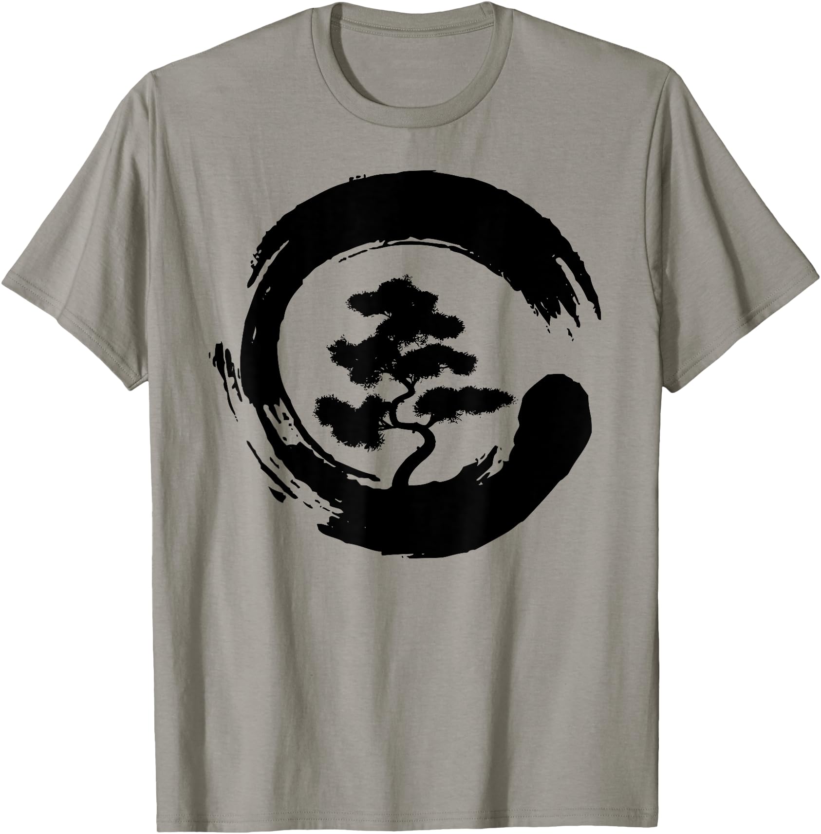 Bonsai Tree in Enso Circle Japanese Zen gift