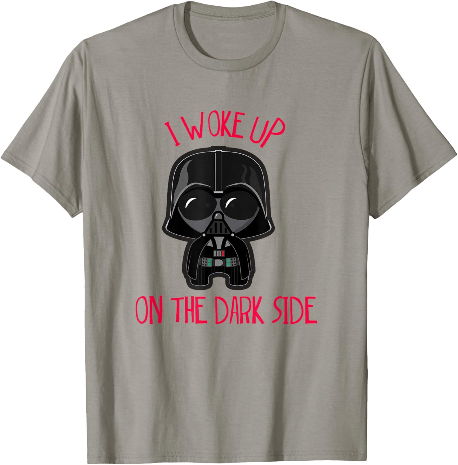 Star Wars Darth Vader I Woke Up On The Dark Side Chibi Logo