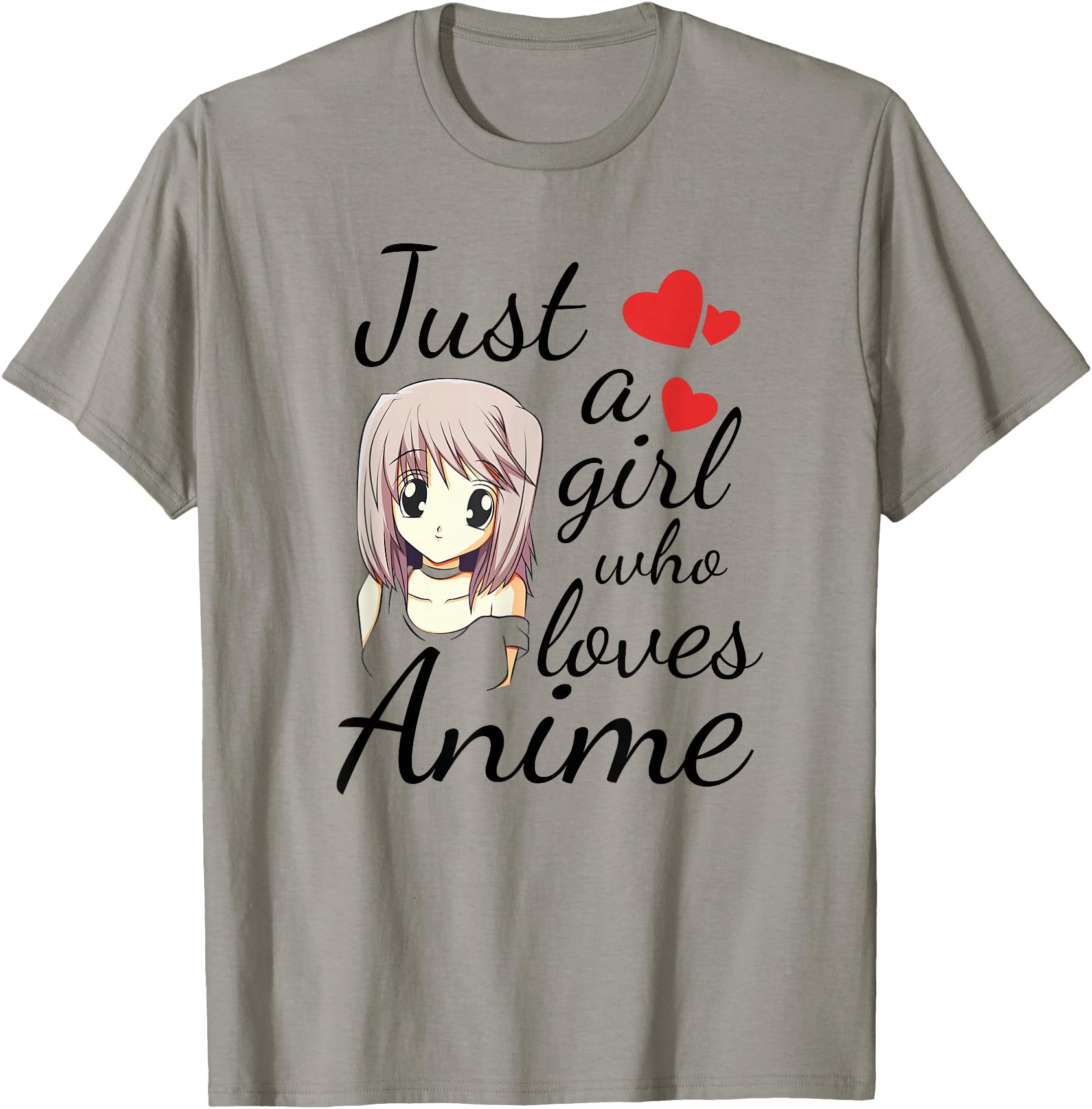 Cute Anime Girl Quote Japanese Kawaii Cartoon Graphic