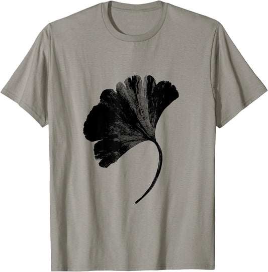 Chic Ginkgo Leaf Art Minimalist Zen Botanical Artwork