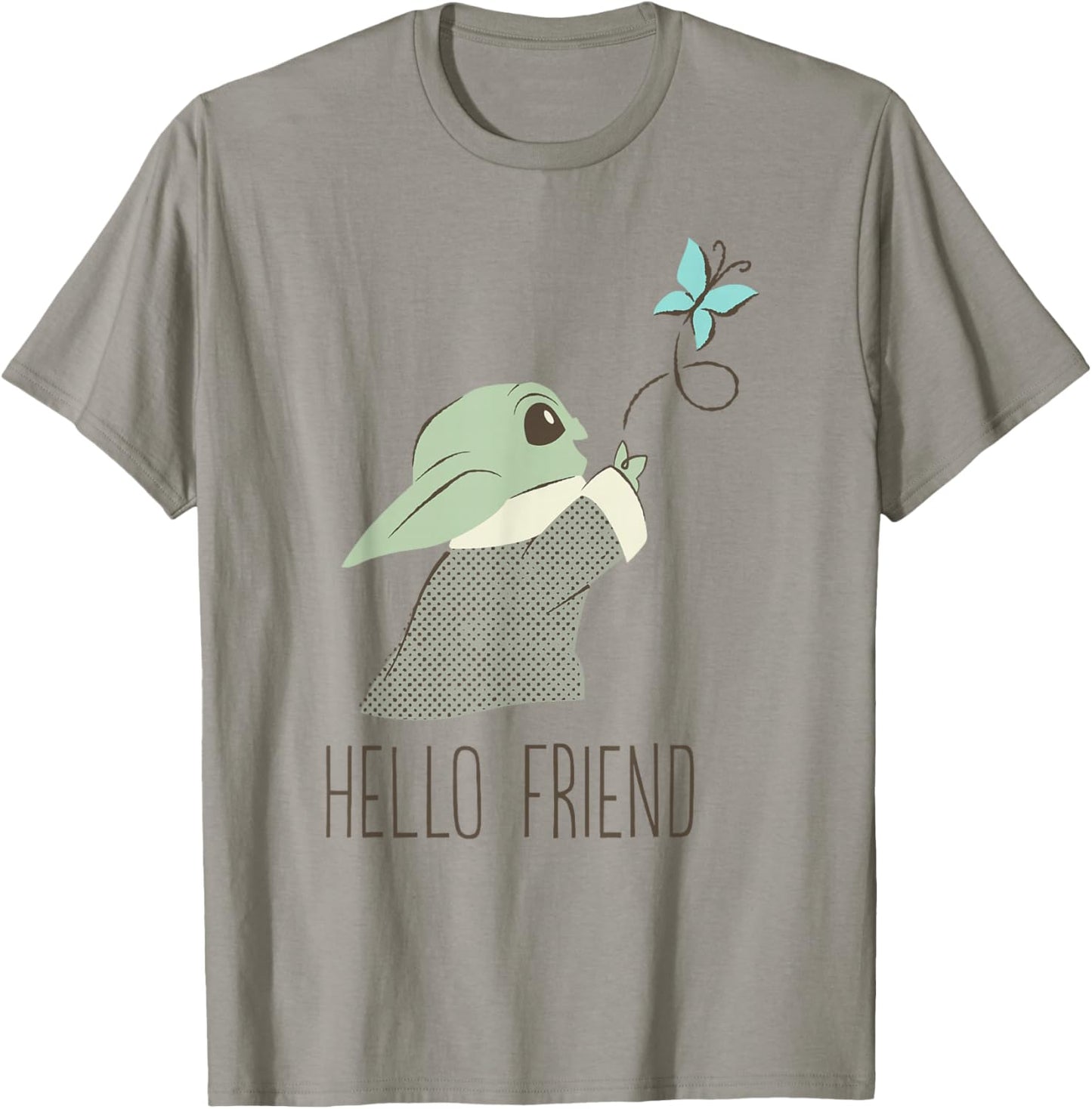 Star Wars The Mandalorian Butterfly & Grogu Chibi Disney+