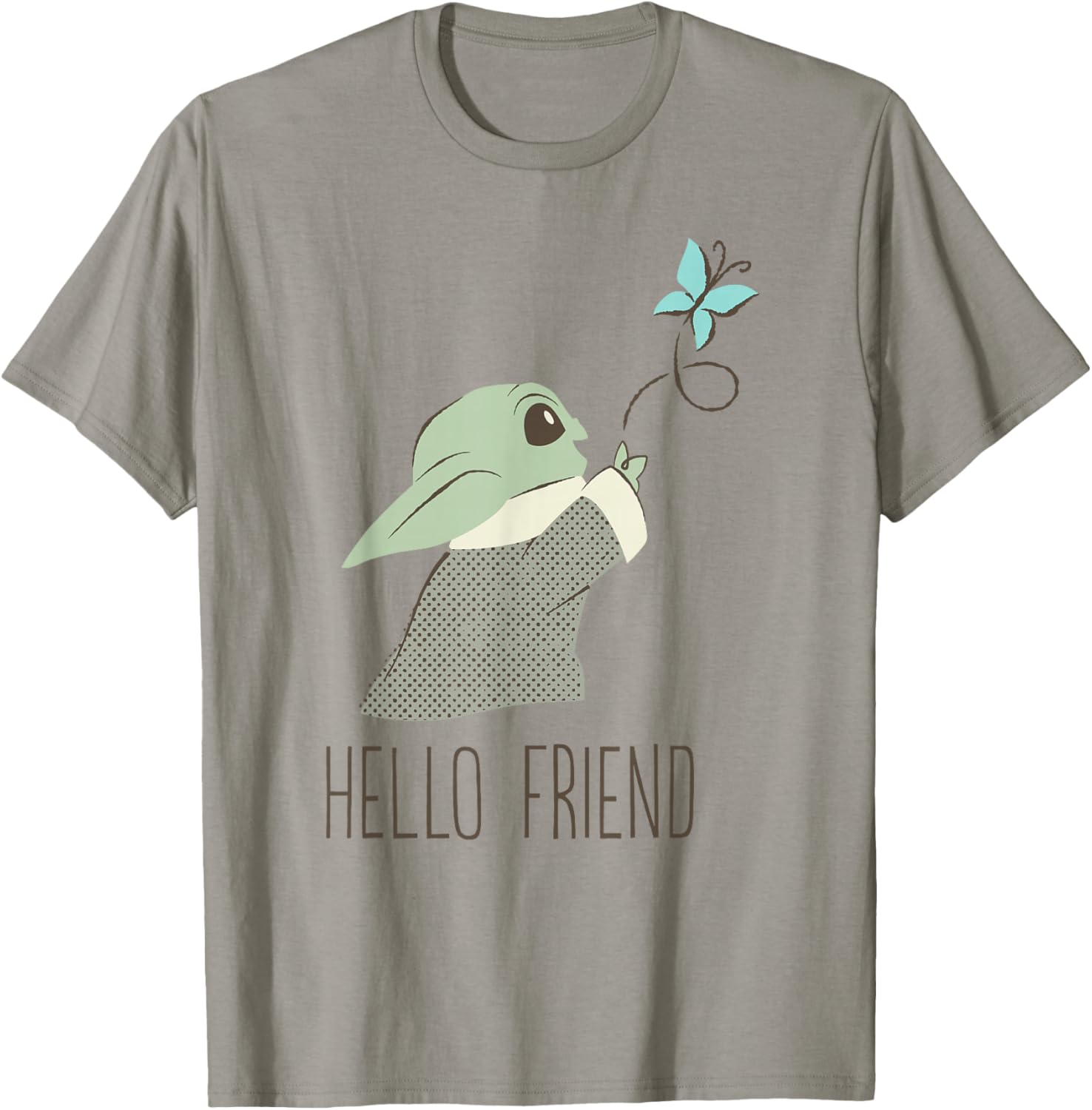 Star Wars The Mandalorian Butterfly & Grogu Chibi Disney+