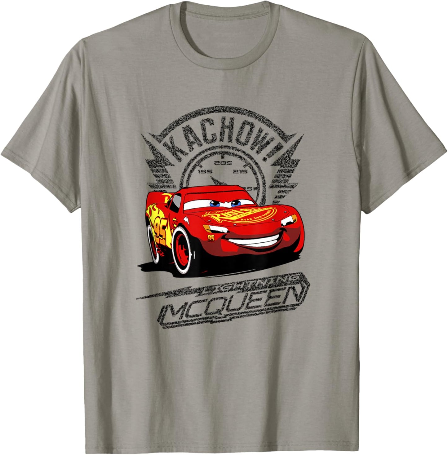 Disney Pixar Cars Lightning McQueen Kachow! Retro Shot