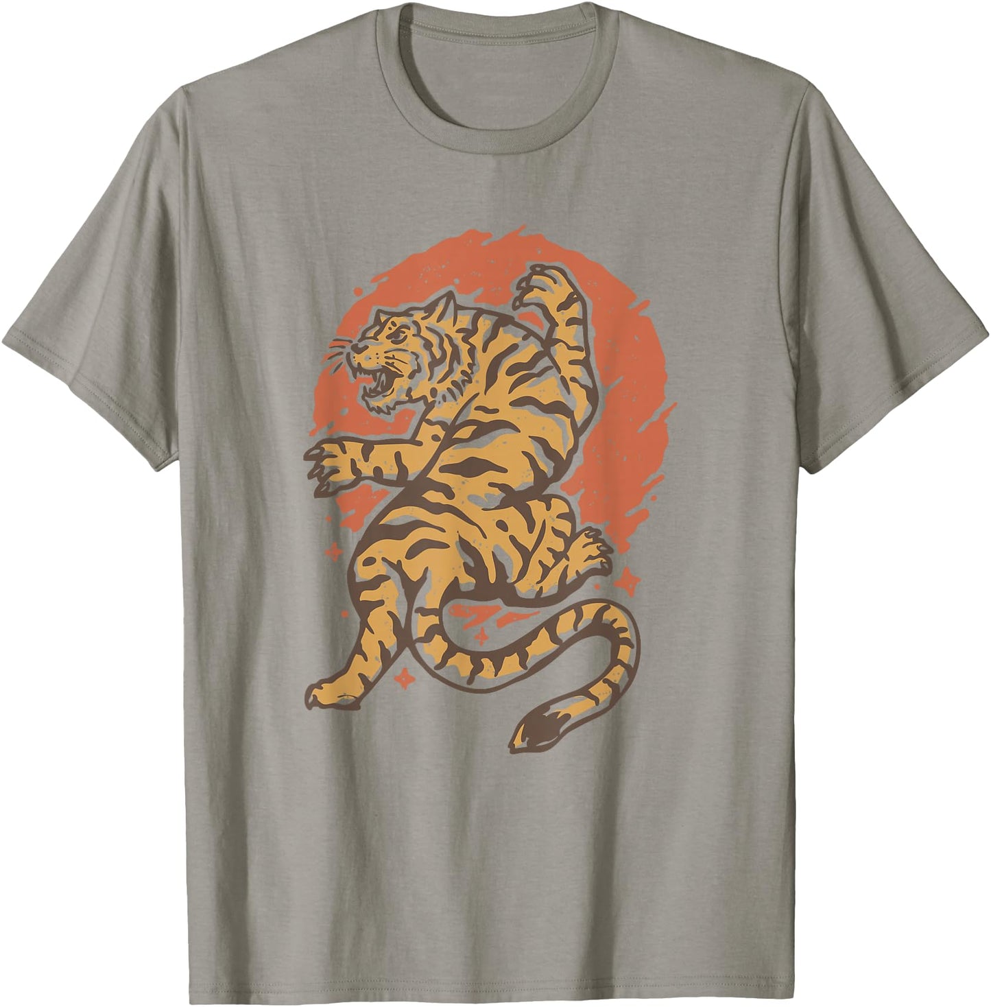 Vintage Japanese Style Tiger
