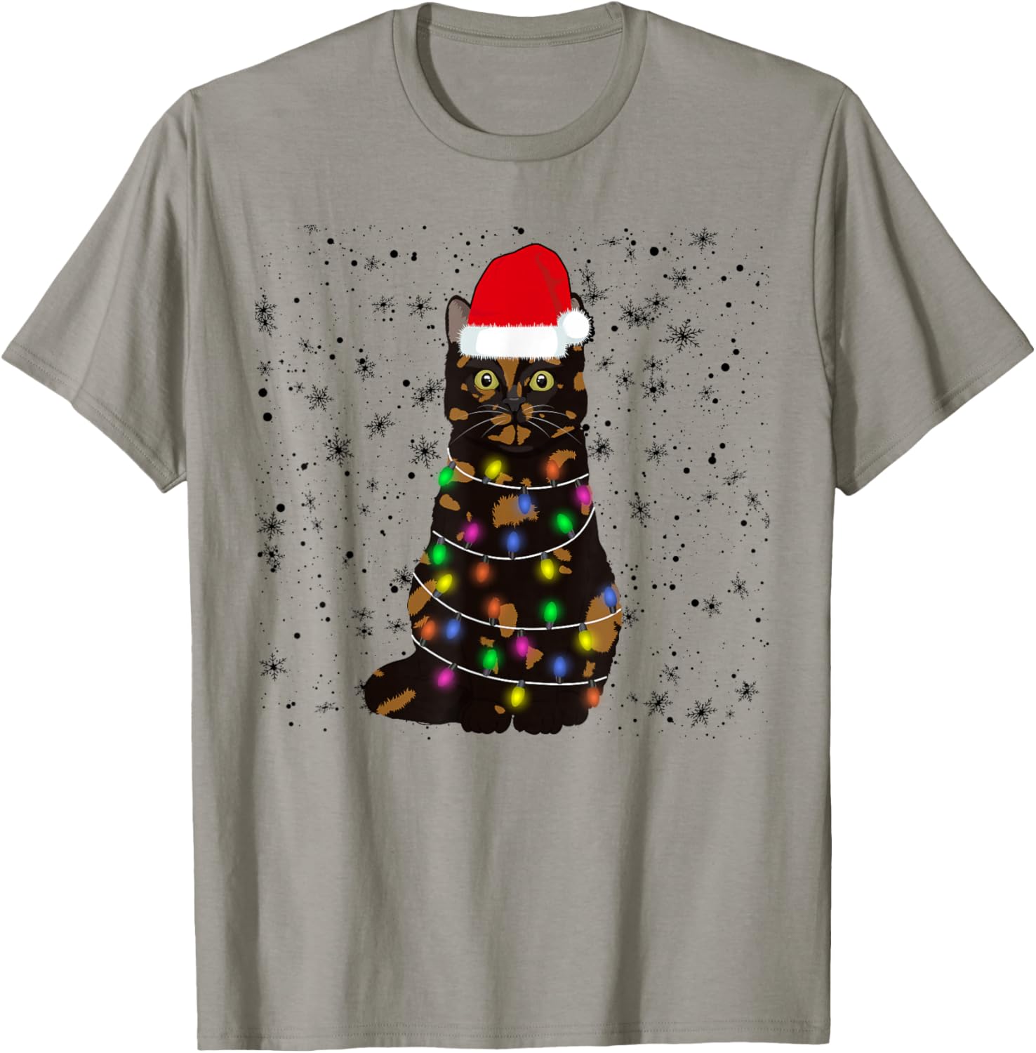 Tortie Cat Christmas Tortie Cat Xmas Party Tortoiseshell Cat