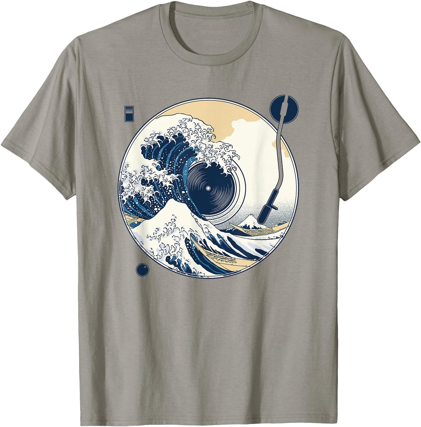 The Great Wave Music Record Japanese Otaku Art Graphic