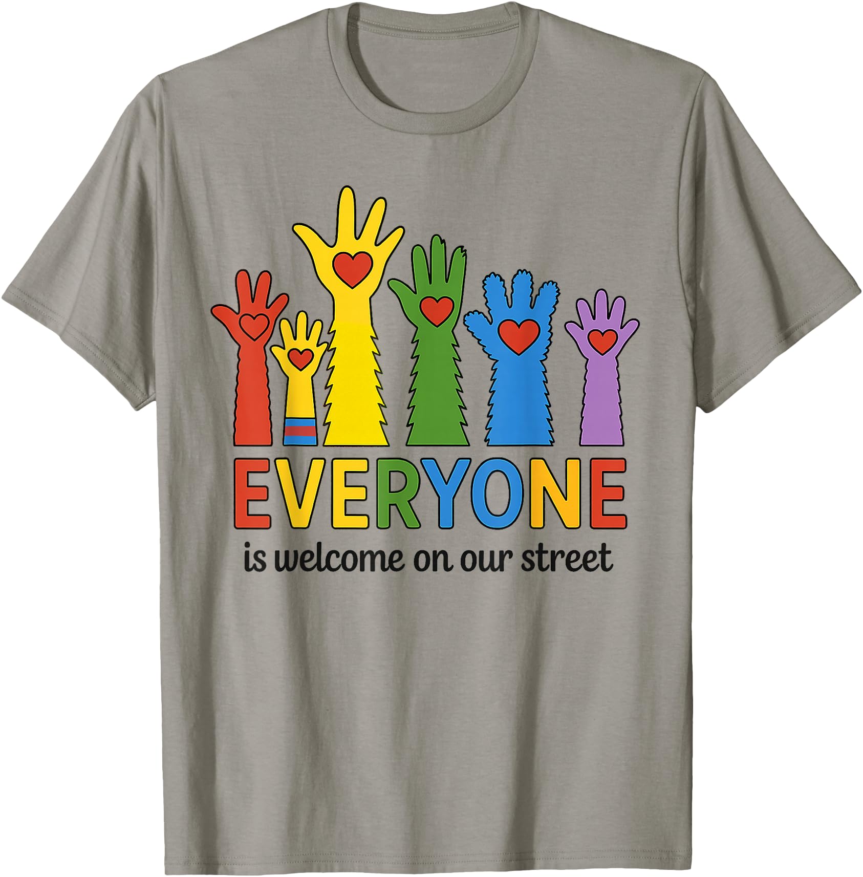 EVERYONE is welcome on our street LGBT Pride Month