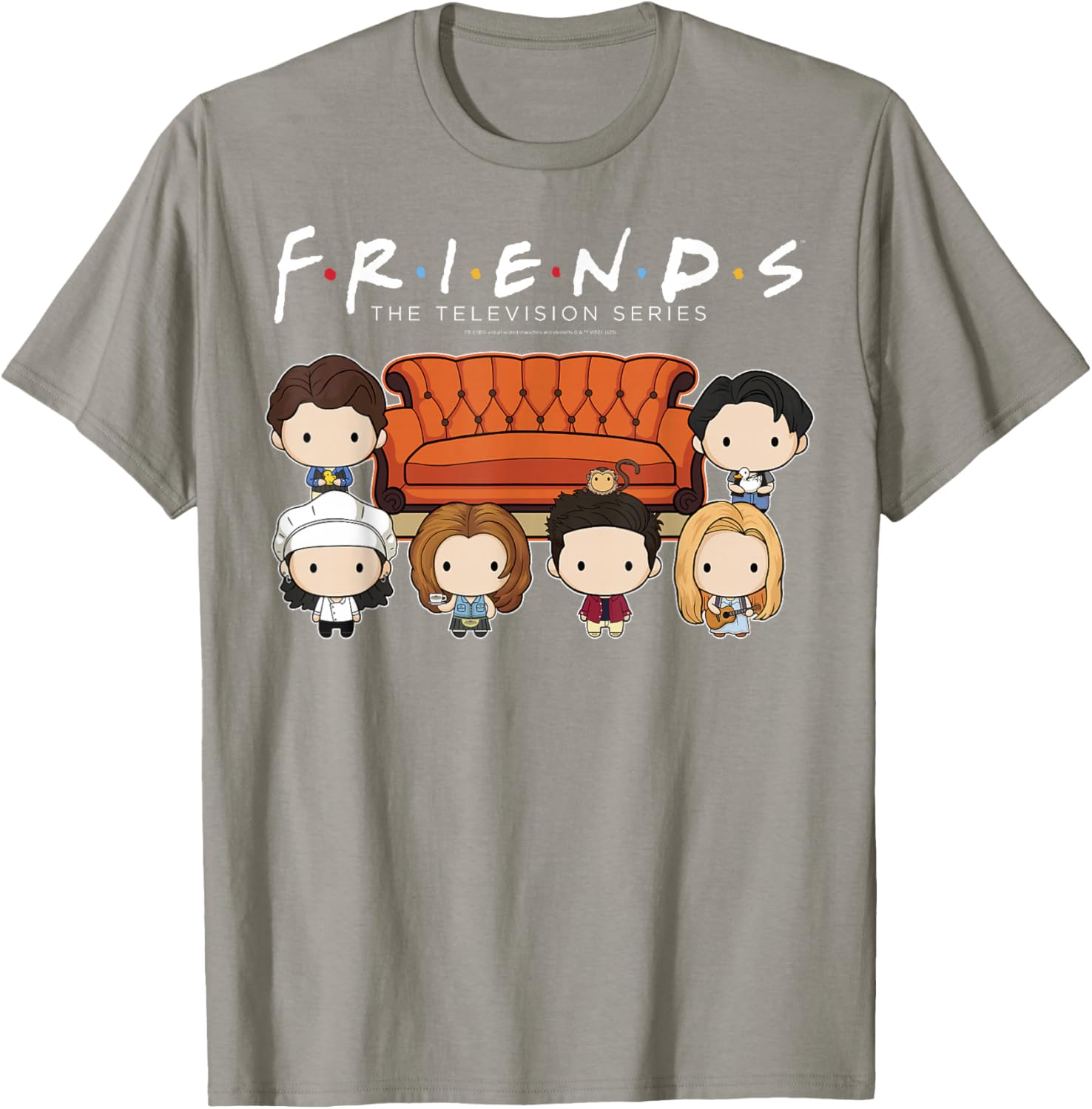 Friends Chibi Central Perk Coffee Shop Group Shot Icons
