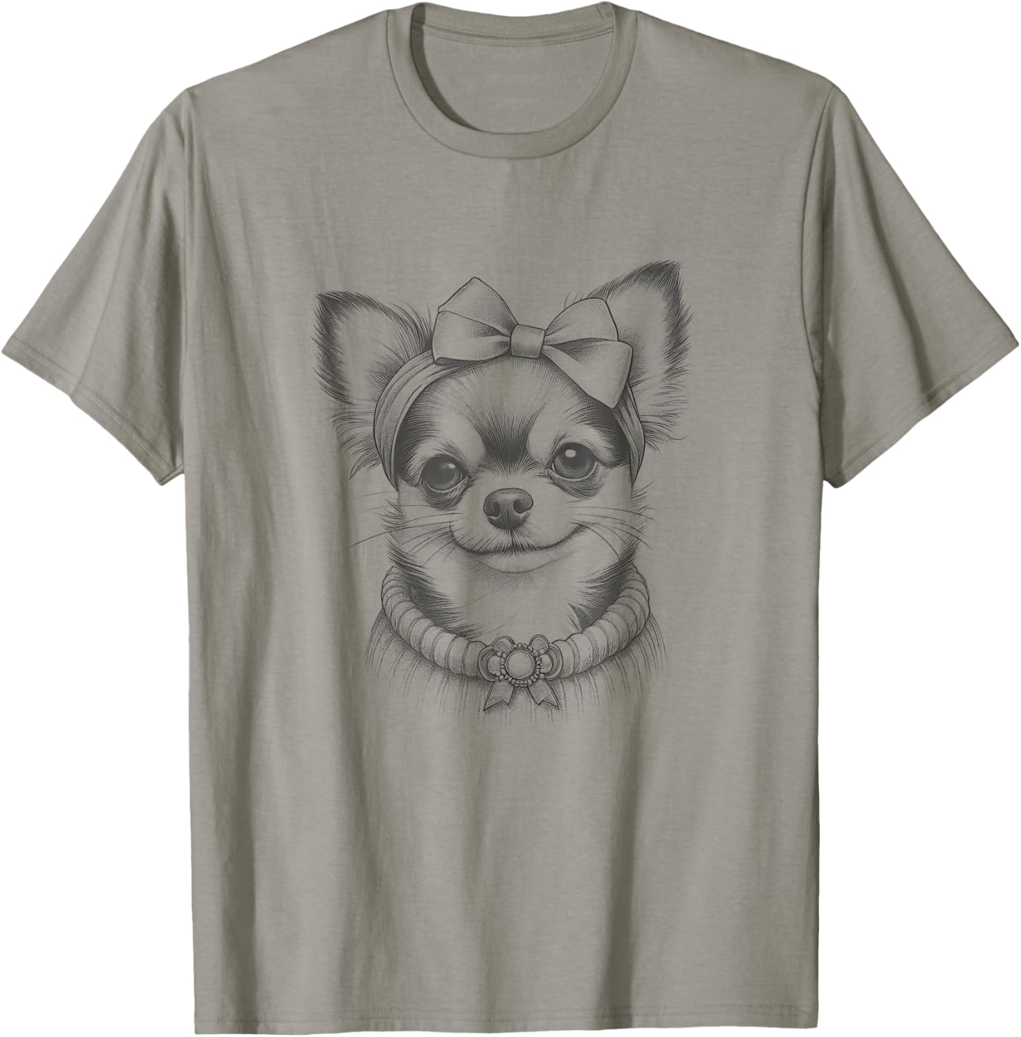 Chihuahua Dog Mom Design For Women And Girls T-Shirt