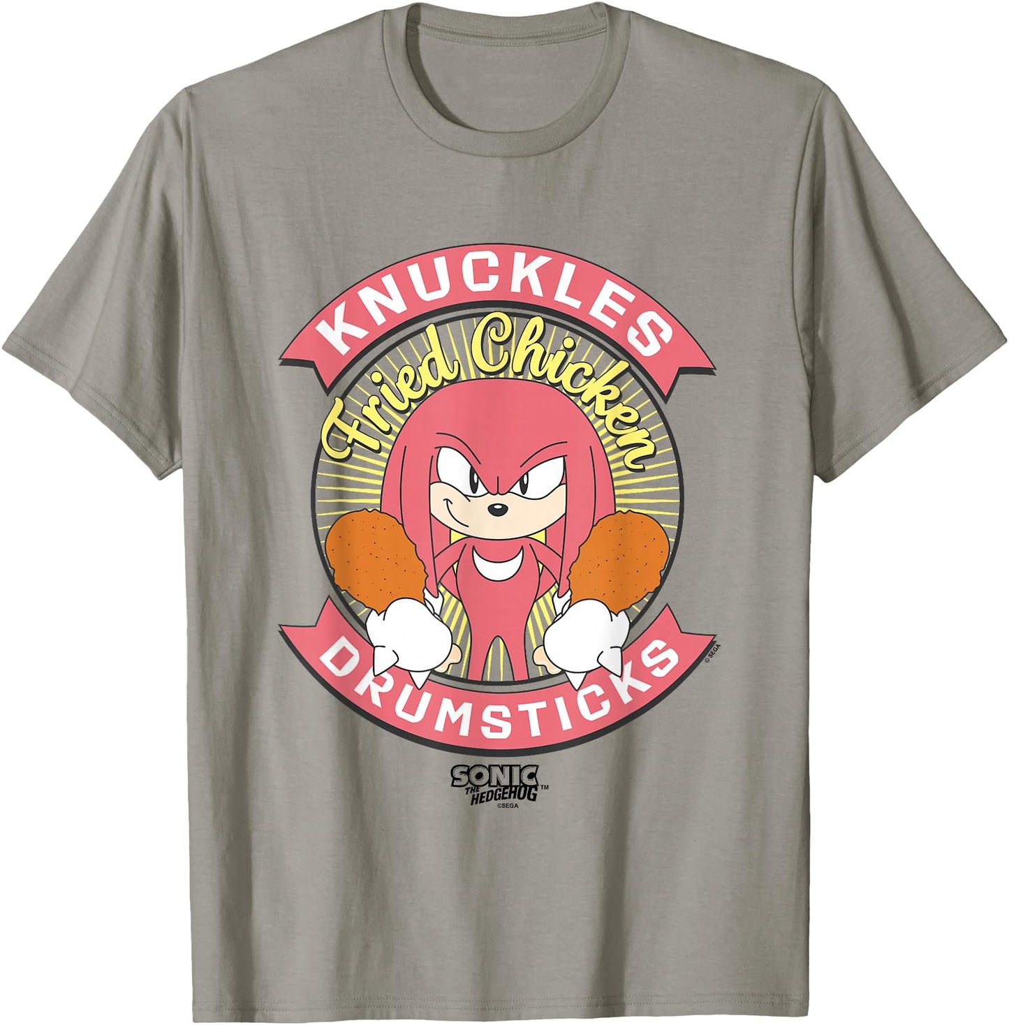 Sonic The Hedgehog Knuckles Drumsticks Fried Chicken Vintage