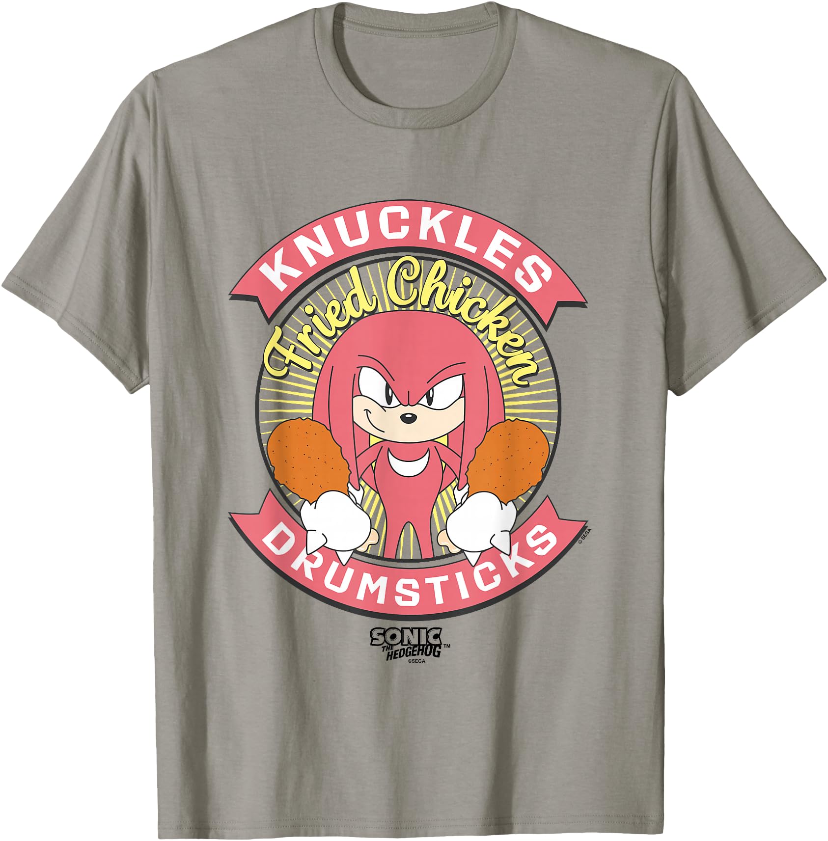Sonic The Hedgehog Knuckles Drumsticks Fried Chicken Vintage