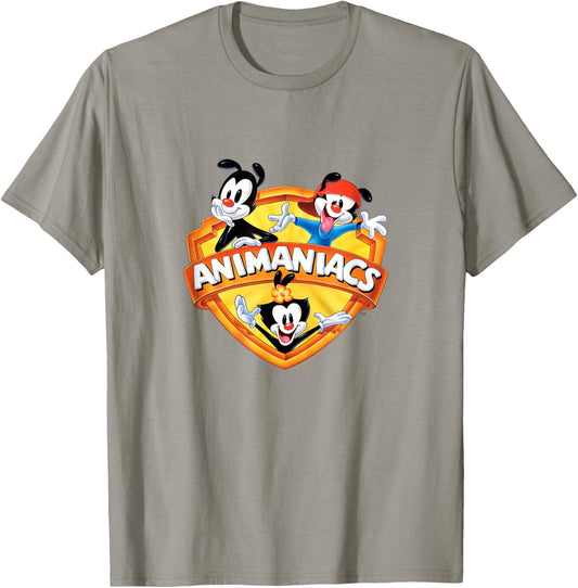 Animaniacs Classic Logo with Warner Siblings Funny Cartoon