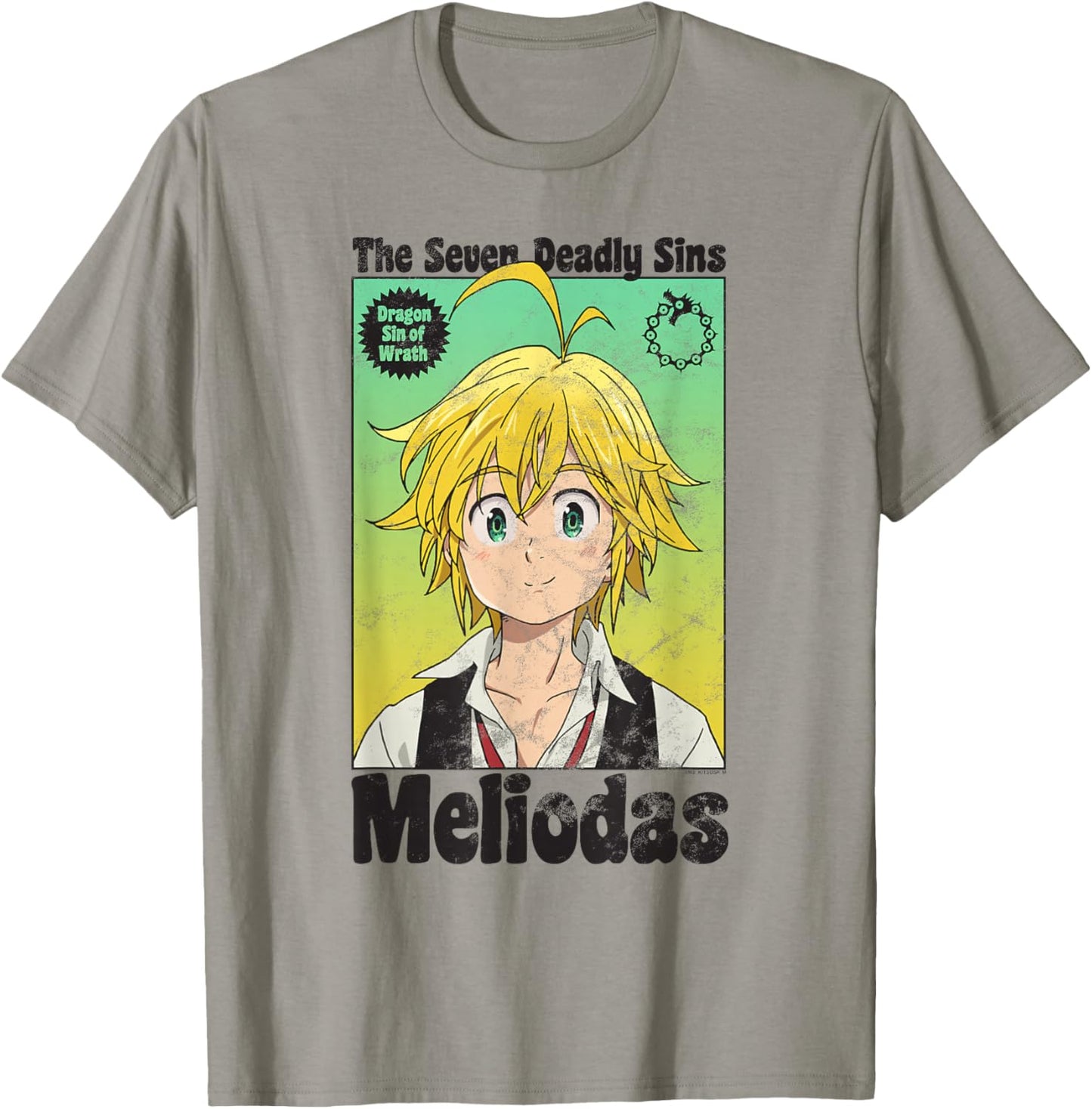 The Seven Deadly Sins Meliodas Portrait T-Shirt