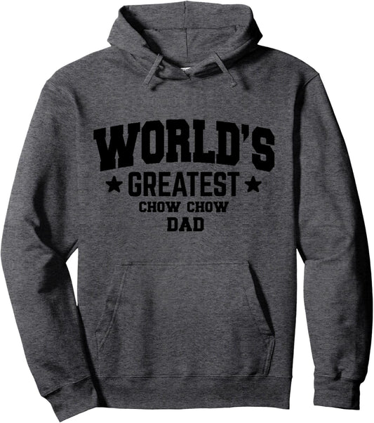 Chow Chow Dog Dad Funny Pullover Hoodie