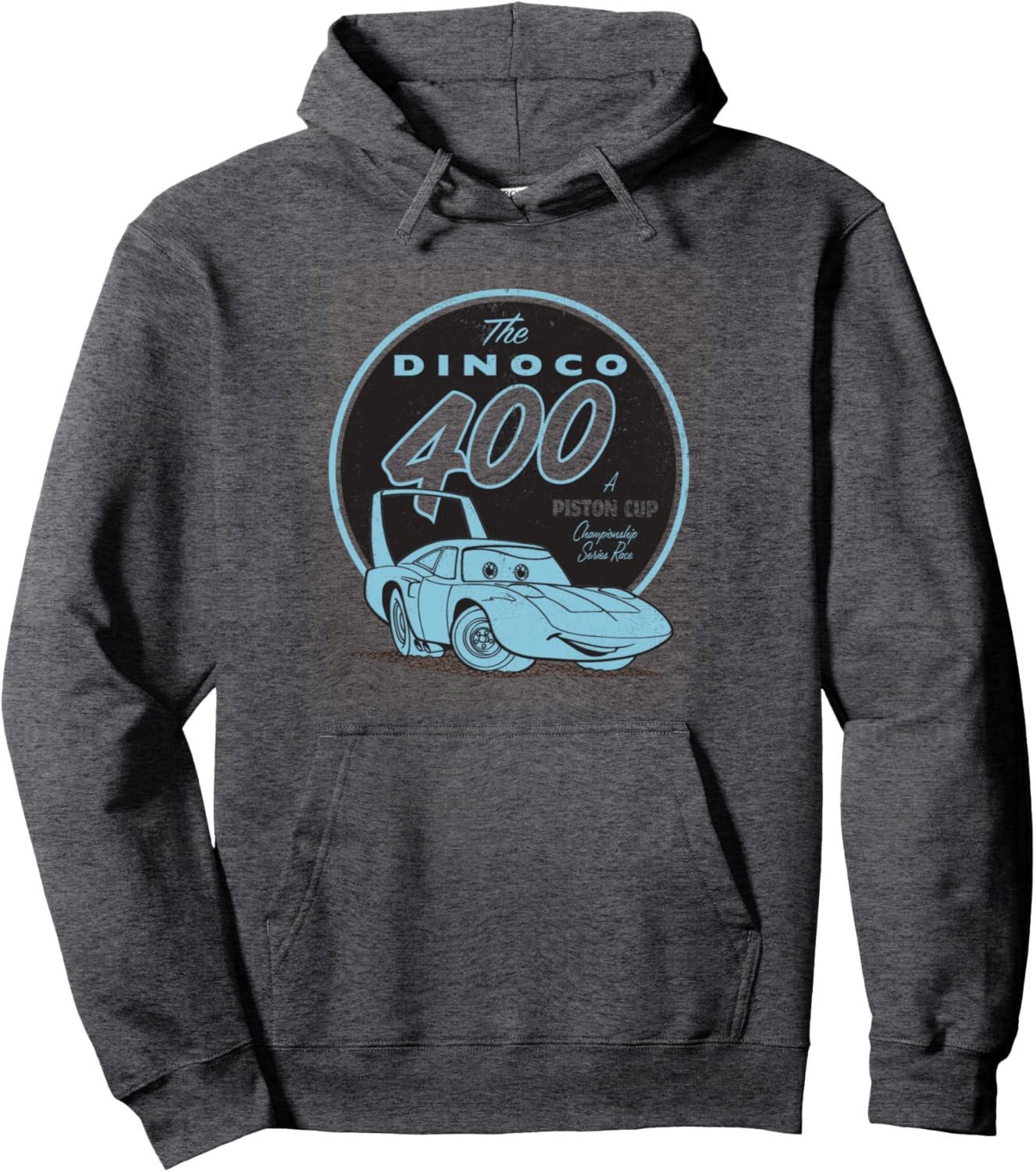 Disney Pixar Cars The Dinoco 400 Vintage Piston Cup Logo Pullover Hoodie
