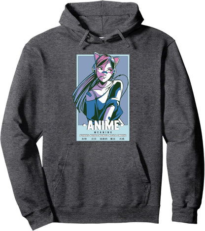 Authentic Notable Ingenious Magical Empathic Anime Meaning Pullover Hoodie