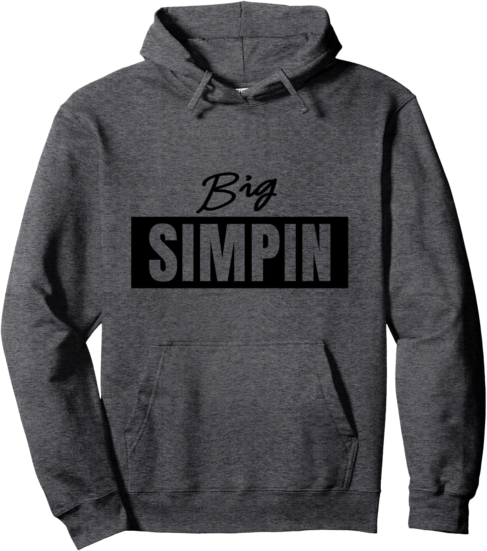Simp - Big Simpin - Meme Simping - Kawaii Anime - Funny Pullover Hoodie