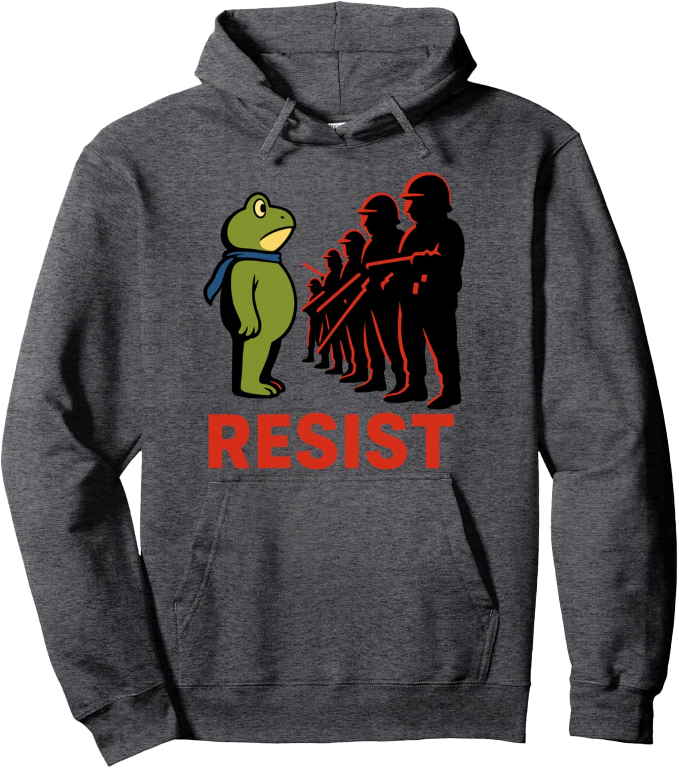 Vintage Portland 2025 Resist Portland Frog Protest Men Women Pullover Hoodie