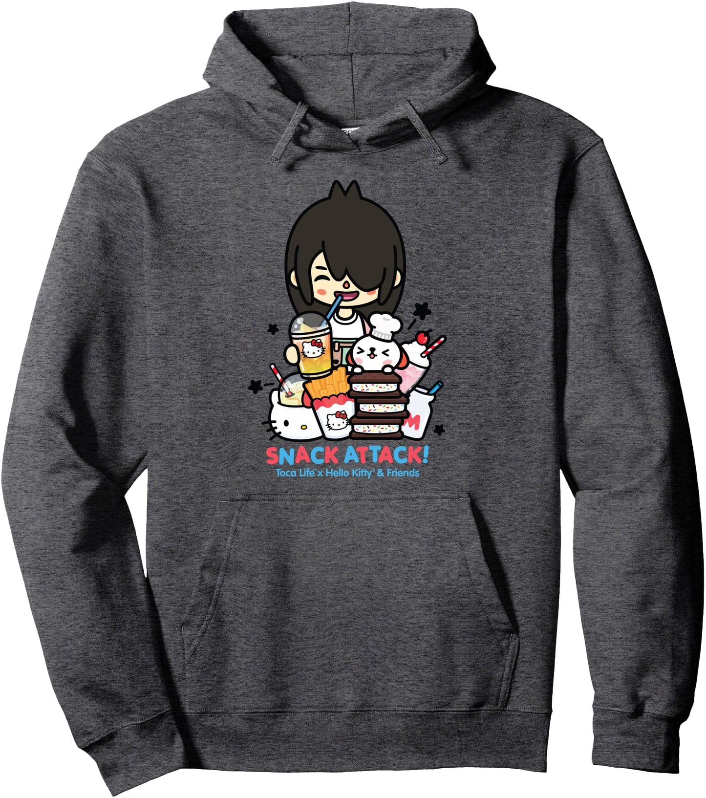 Toca Life x Hello Kitty & Friends SNACK ATTACK! Pullover Hoodie