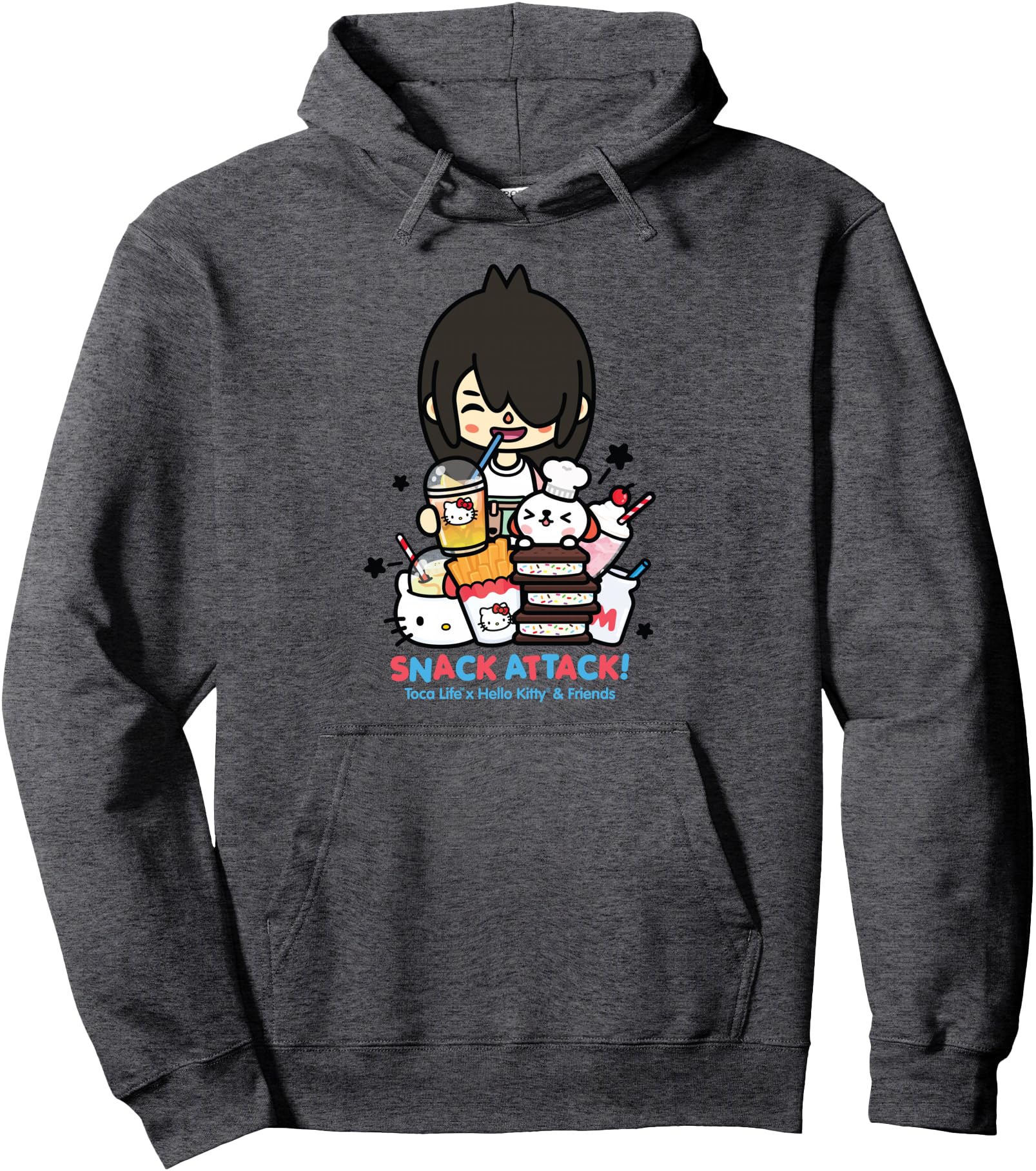 Toca Life x Hello Kitty & Friends SNACK ATTACK! Pullover Hoodie
