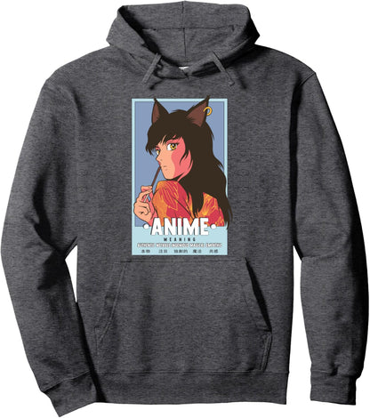 Authentic Notable Ingenious Magical Empathic Anime Meaning Pullover Hoodie