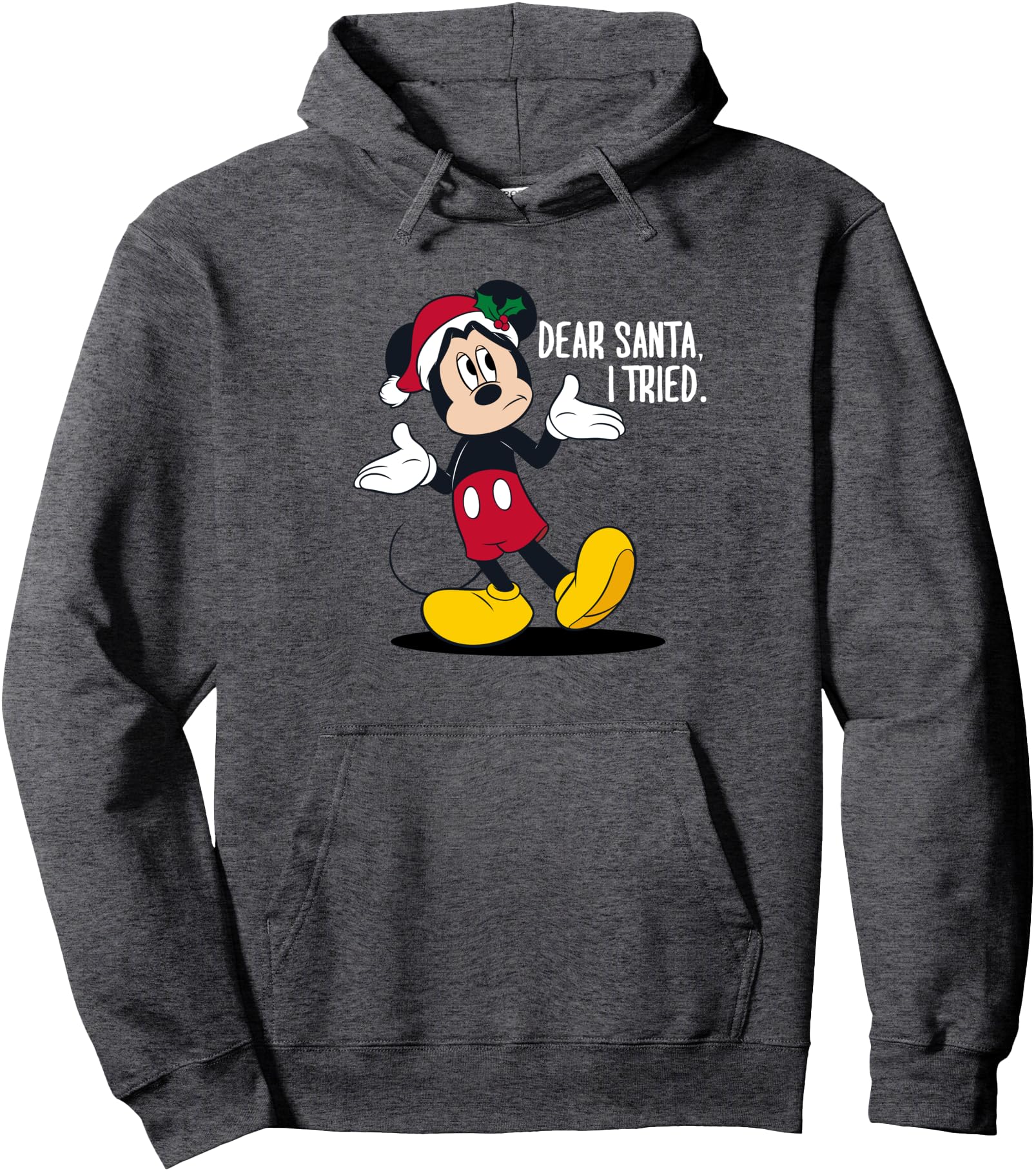 Disney Christmas Mickey Dear Santa I Tried Pullover Hoodie