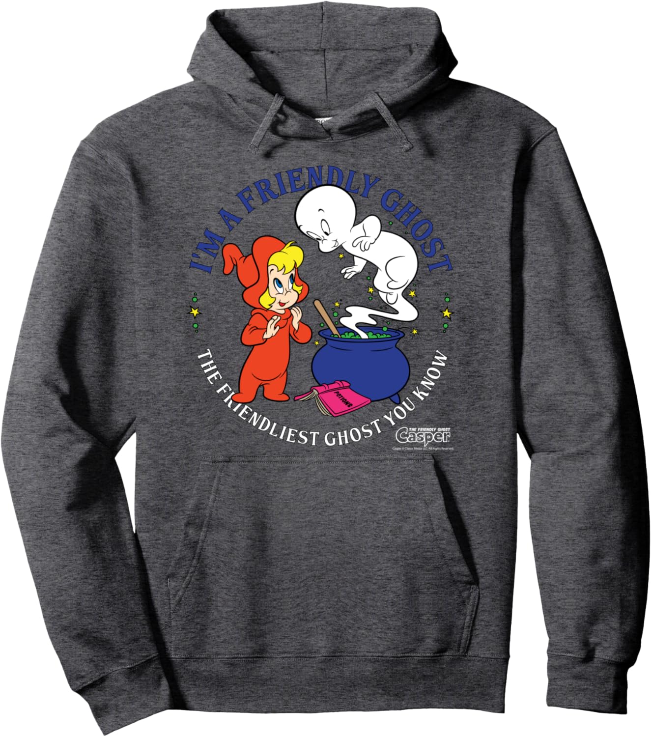 Casper the Friendly Ghost Halloween Friendliest Pullover Hoodie