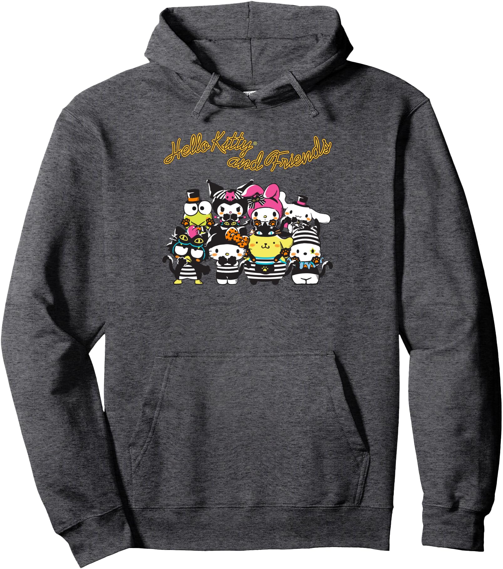 Hello Kitty and Friends Black Cat Halloween Pullover Hoodie