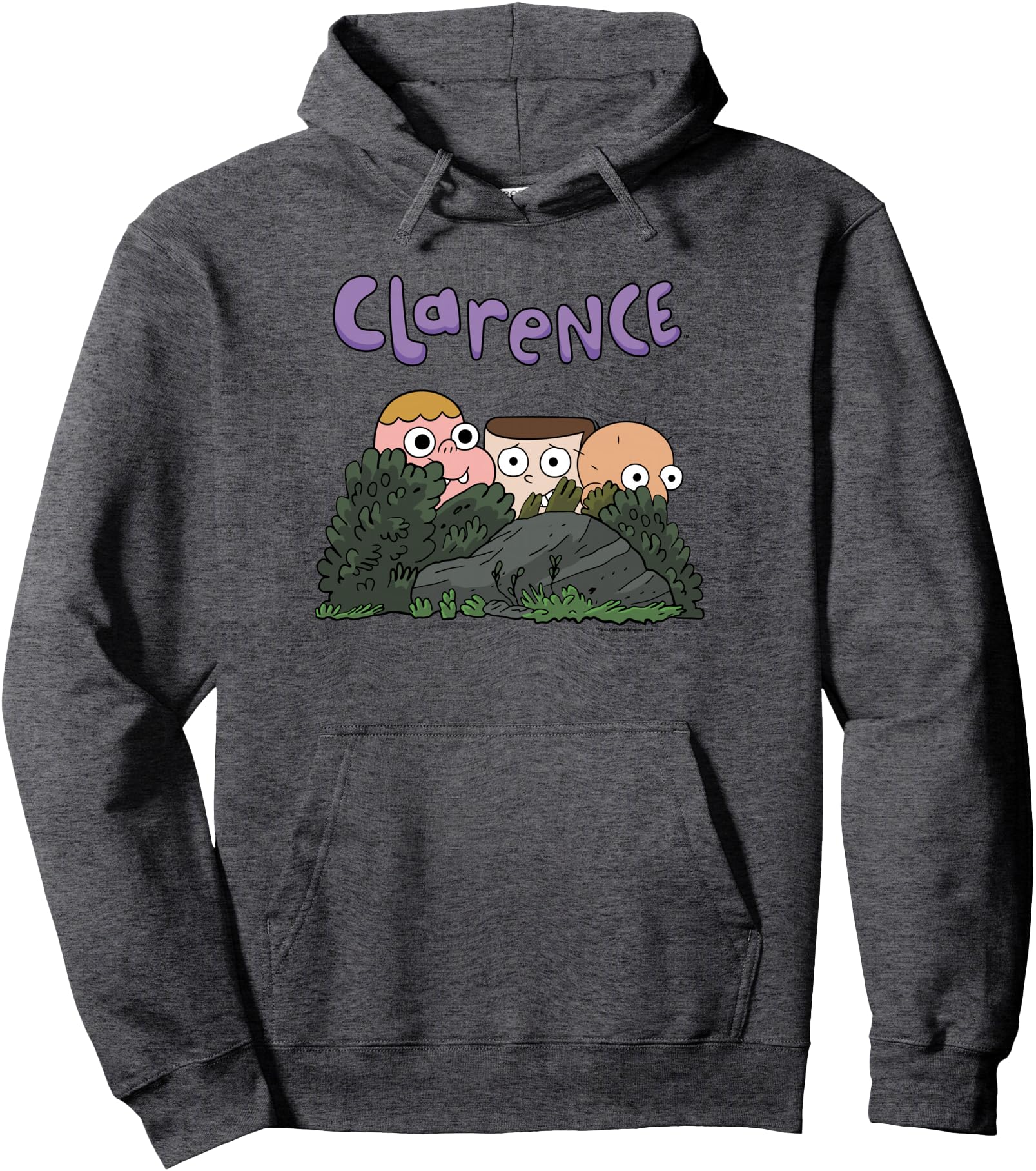 Cartoon Network Clarence Gang Pullover Hoodie ,Blue ,Small