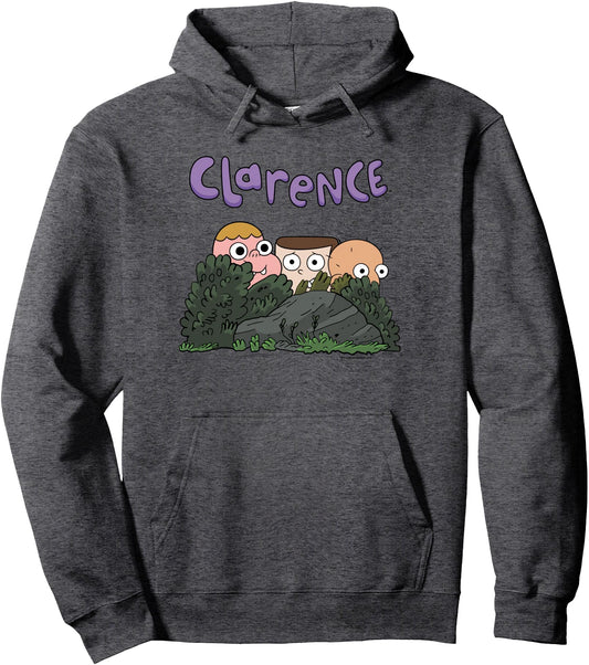 Cartoon Network Clarence Gang Pullover Hoodie ,Blue ,Small
