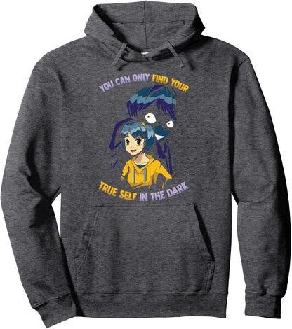 You Can Only Find Your True Self In The Dark - Otaku Anime Pullover Hoodie
