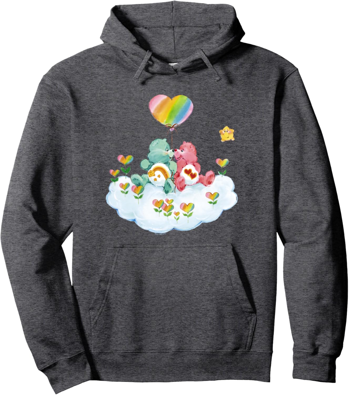 Care Bears Valentine's Day Wish & Love-A-Lot Bear Painting Pullover Hoodie