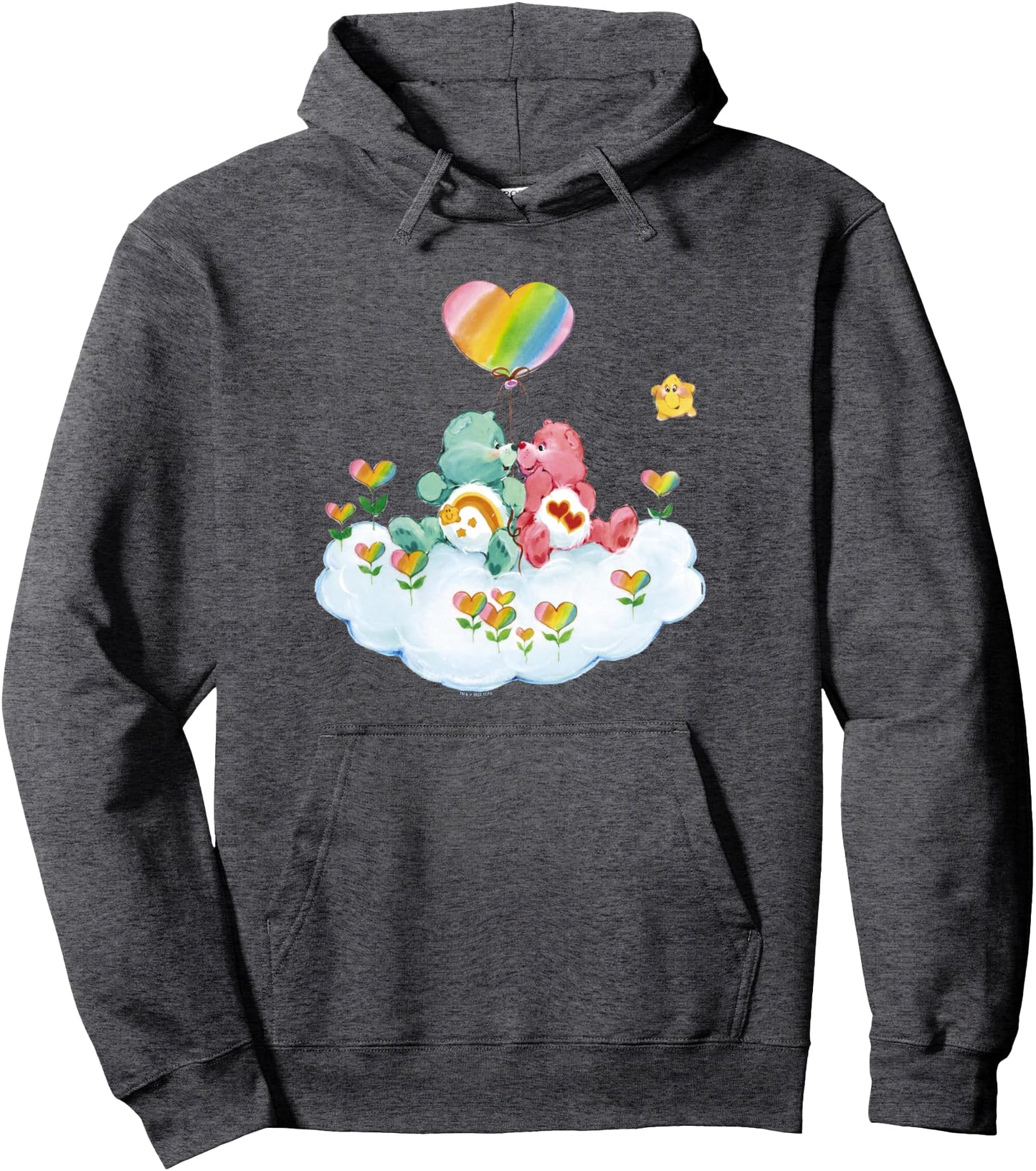 Care Bears Valentine's Day Wish & Love-A-Lot Bear Painting Pullover Hoodie