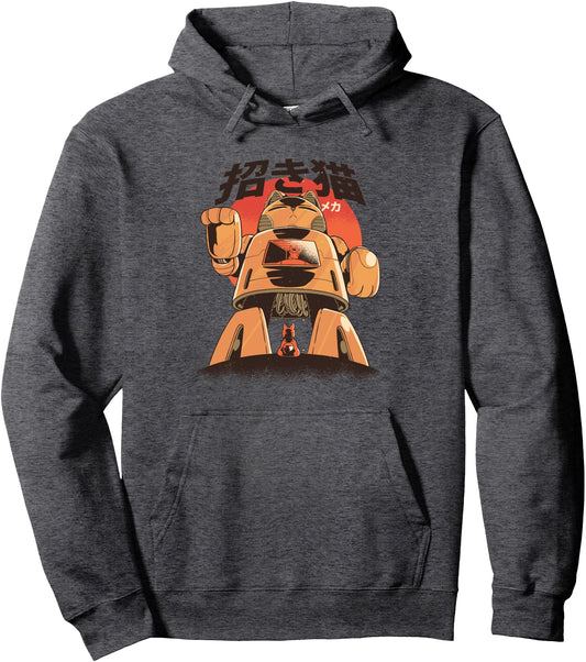 Cat Mecha Robot - Manga Anime Pullover Hoodie