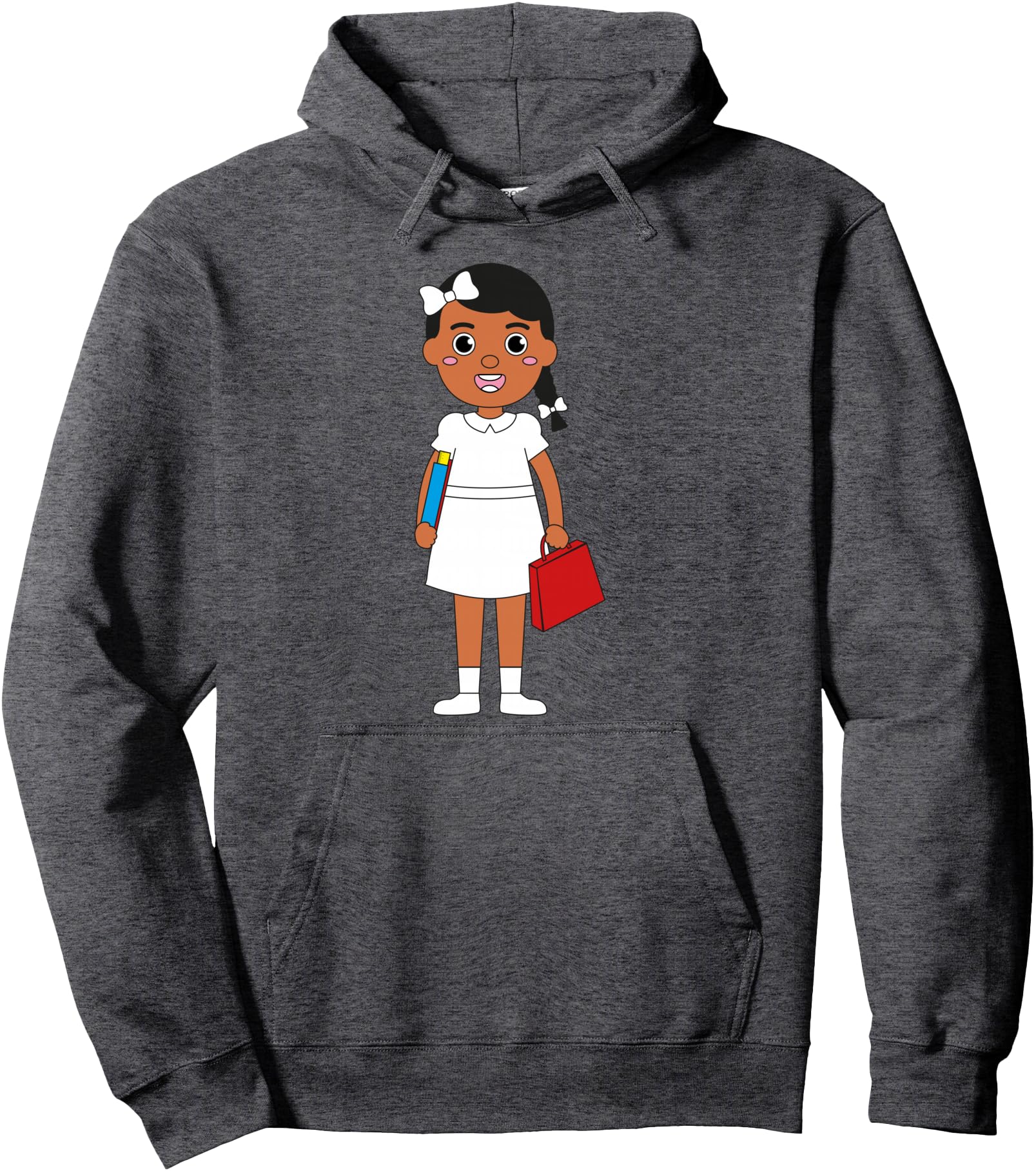 Goes to School Brave Girl Black History Month African Women Pullover Hoodie
