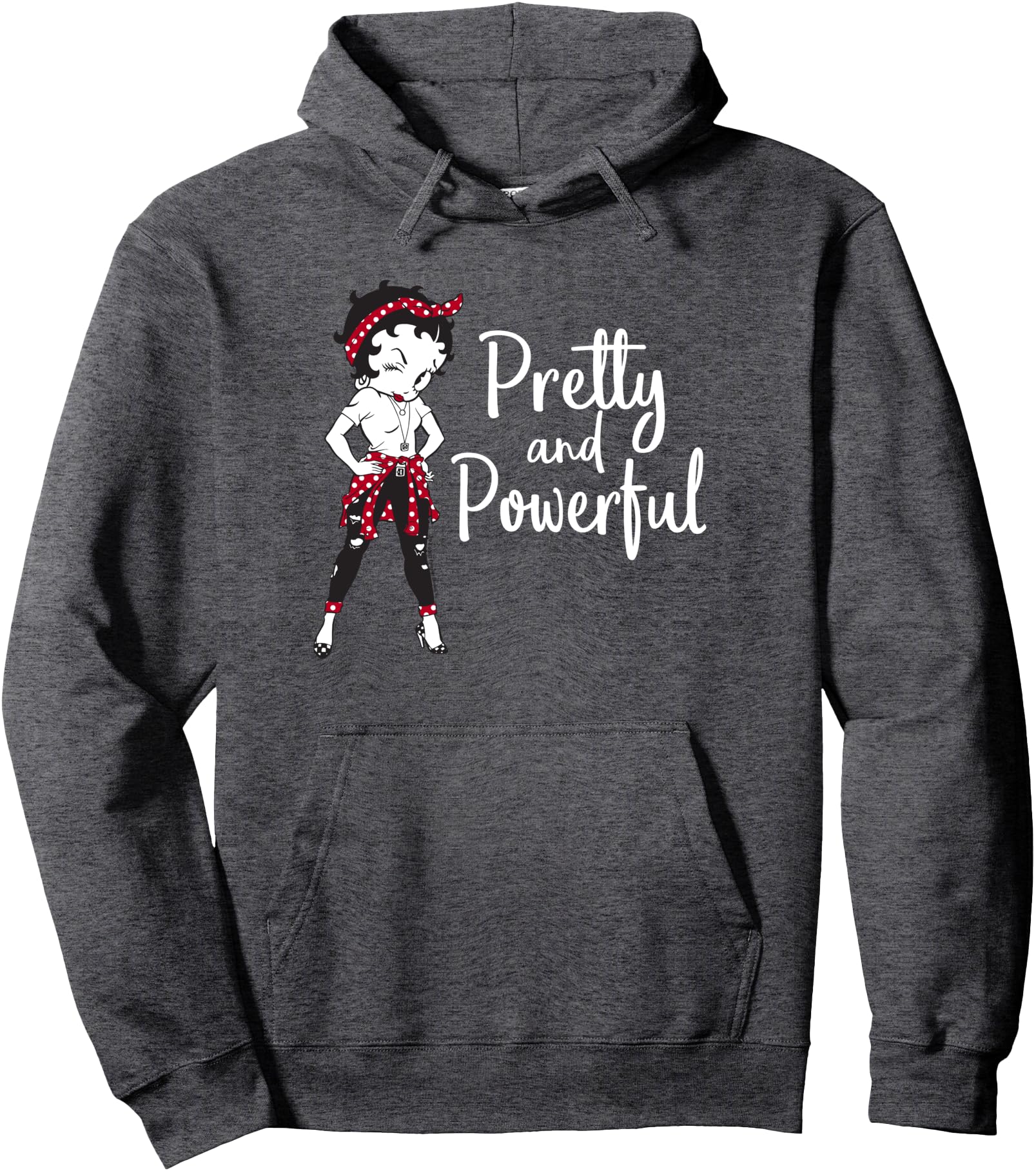 Betty Boop Vintage Pretty and Powerful Pullover Hoodie