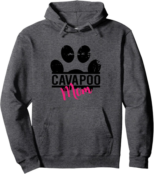 Cavapoo Mom Hoodie Dog Breed Pet Lover Gift For Her, Girls Pullover Hoodie