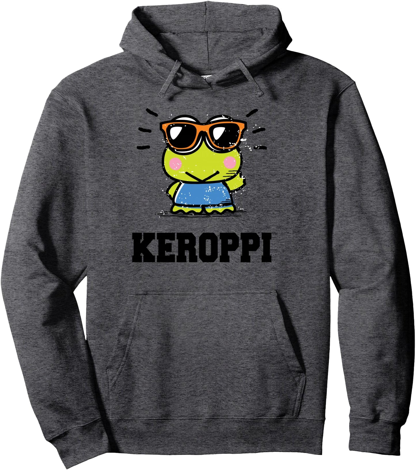 Keroppi Summer Sunglasses Cute Kawaii Frog Pullover Hoodie