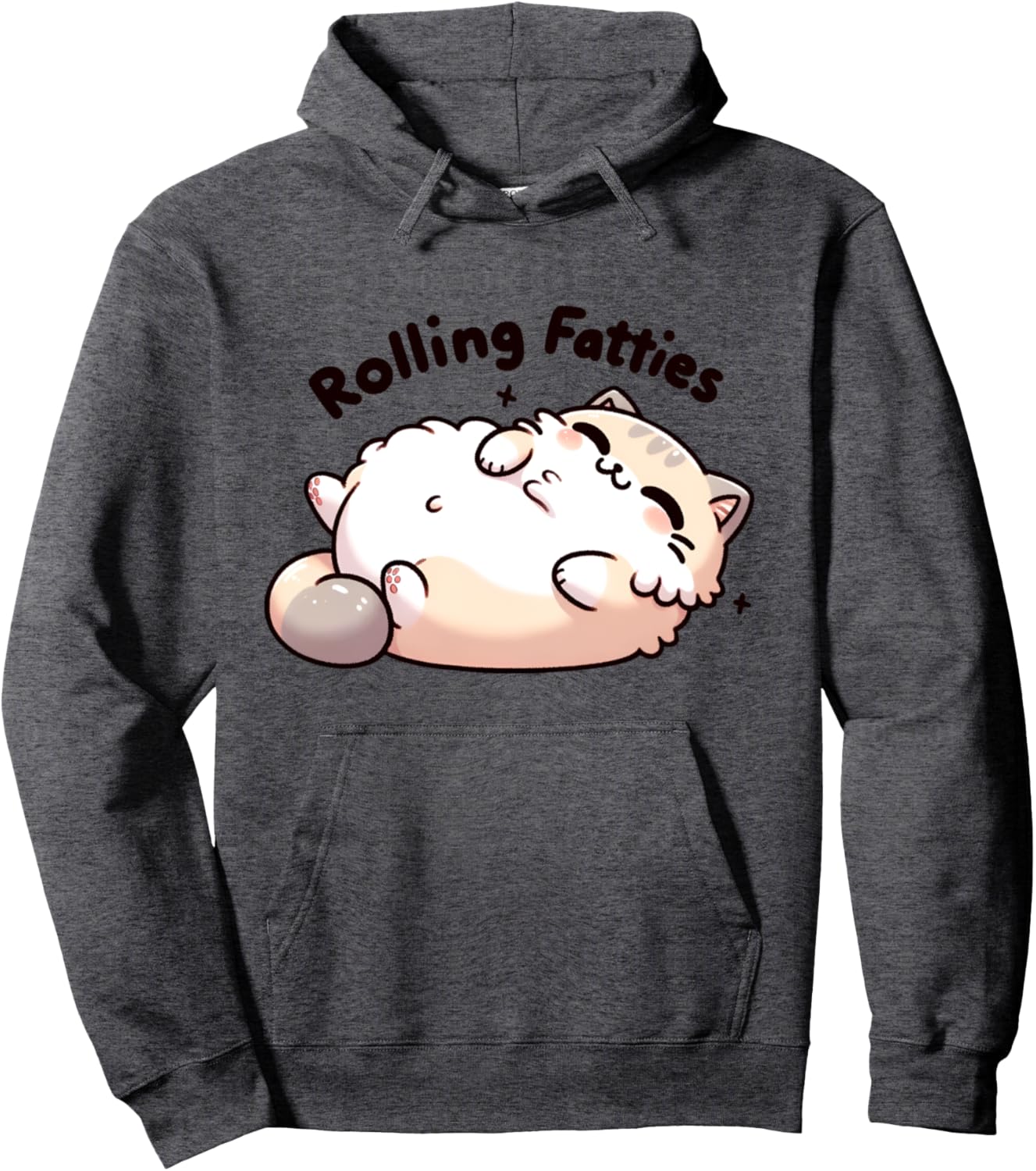 rolling fatties cat Funny Fat Kitten Pullover Hoodie