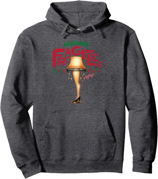 A Christmas Story Ahh Fragilee Leg Lamp Funny Holiday Pullover Hoodie