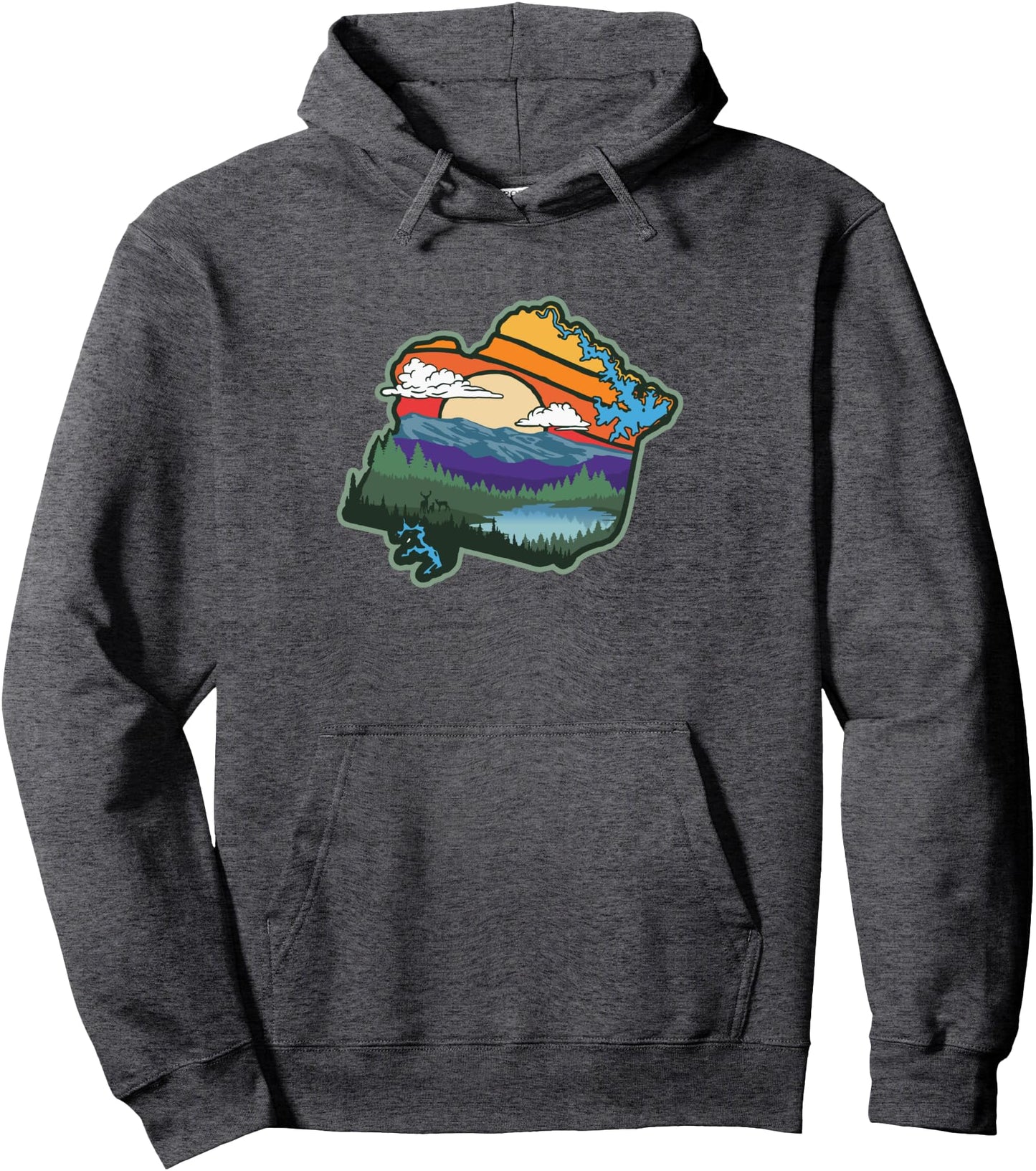FC Outdoors - Franklin County Virginia Nature Graphic Pullover Hoodie